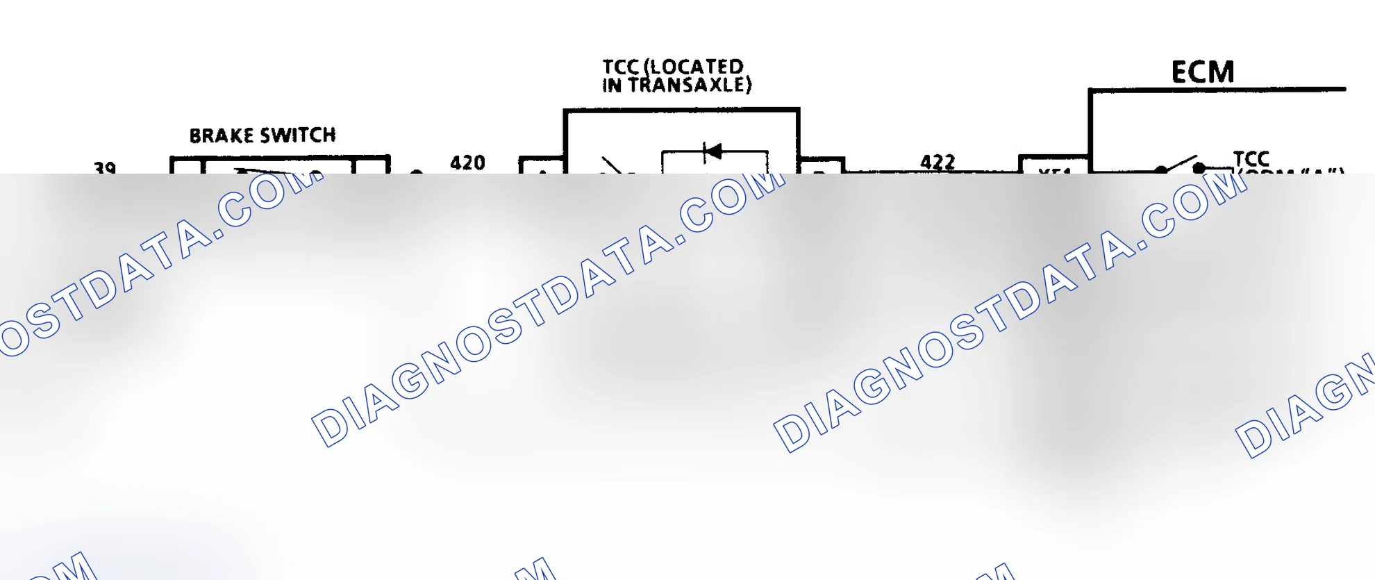 Scheme 170: CODE 38, BRAKE SWITCH CIRCUIT - 3.3L & 3.8L