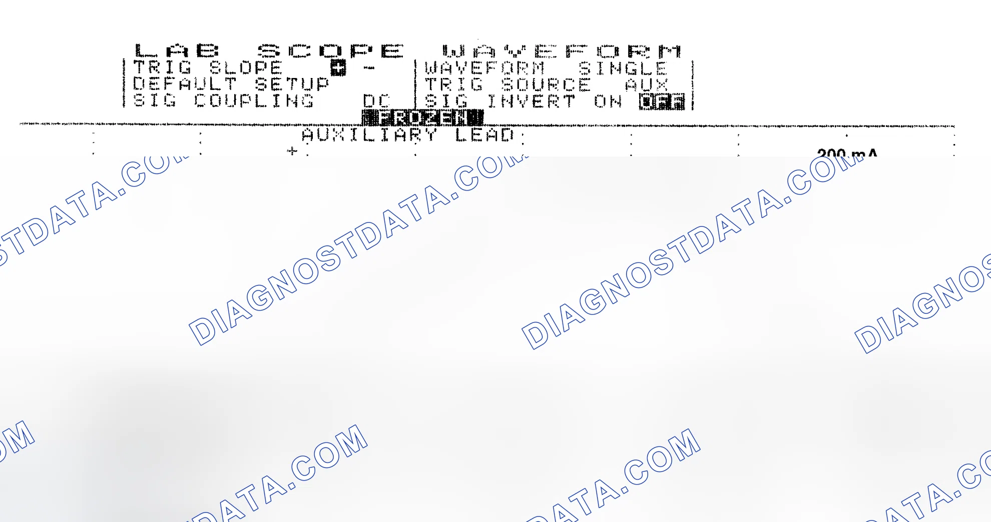 Scheme 13: Single Injector w/Normal Current Flow - Current Pattern