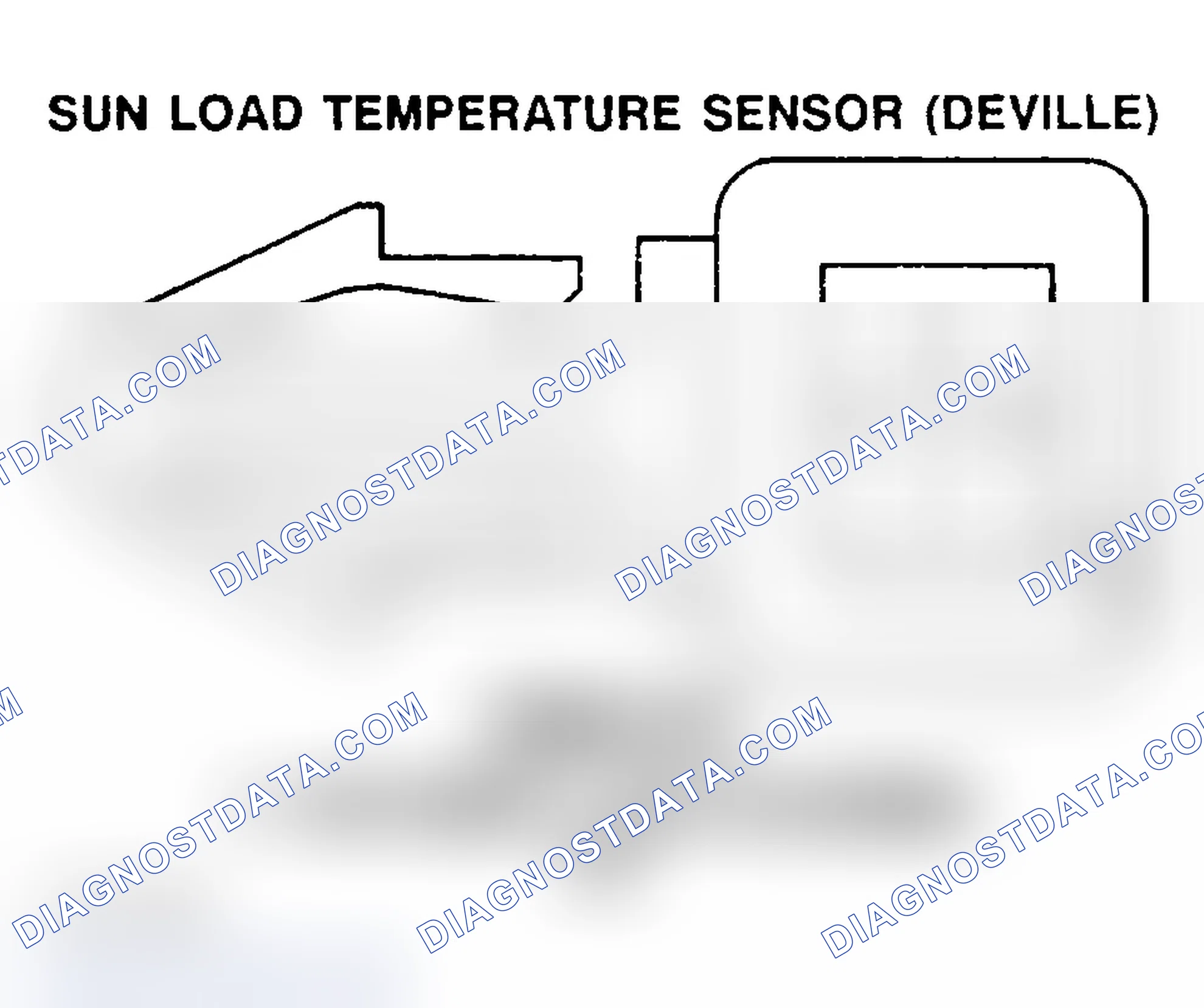 Scheme 231: SUN LOAD TEMPERATURE SENSOR (DEVILLE)