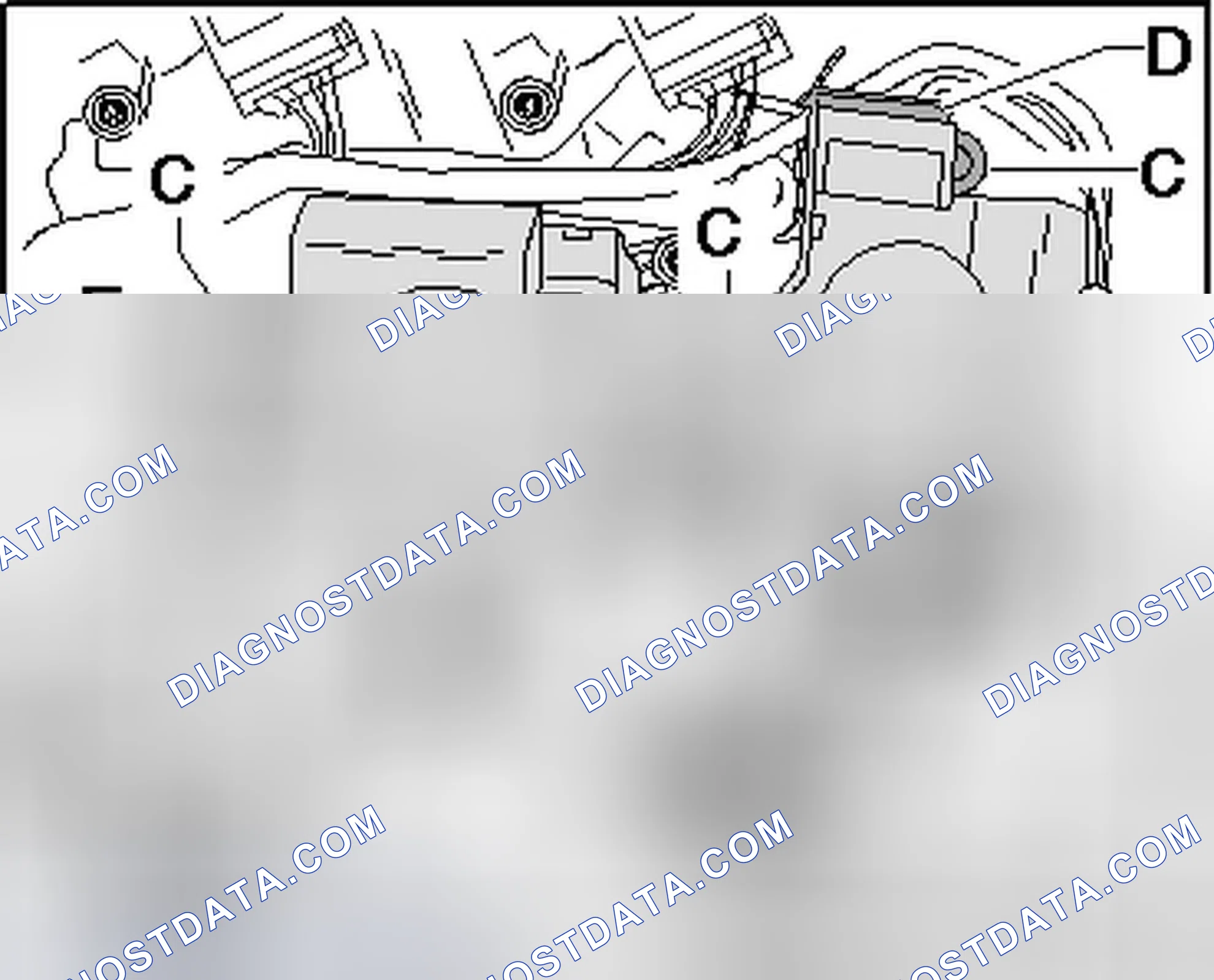 Scheme 83: RETAINING PLATE WITH LEFT FOOTWELL DOOR MOTOR -V108- AND LEFT TEMPERATURE DOOR MOTOR -V158