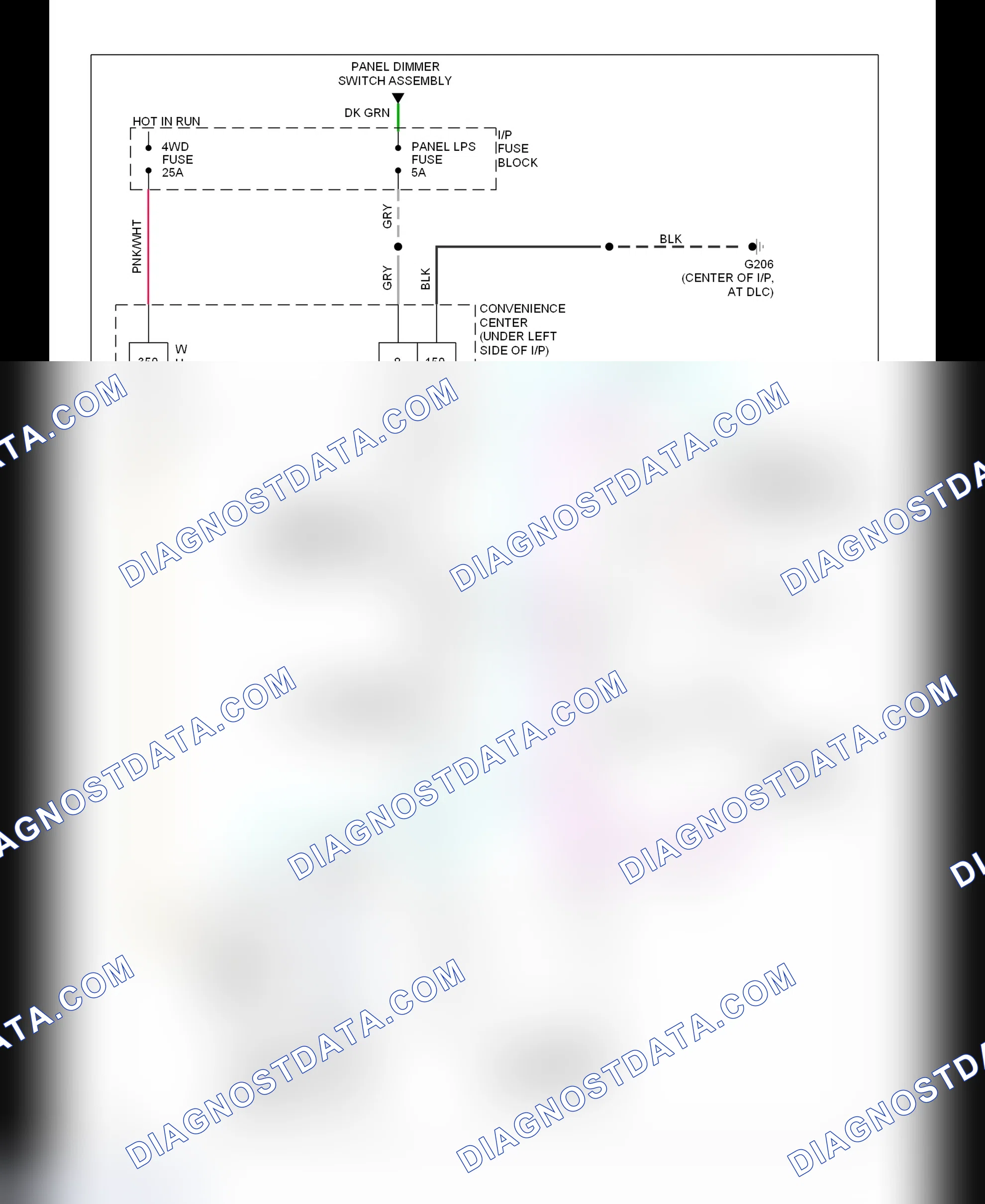 Scheme 10: Transfer Case Circuit (1994 K300)