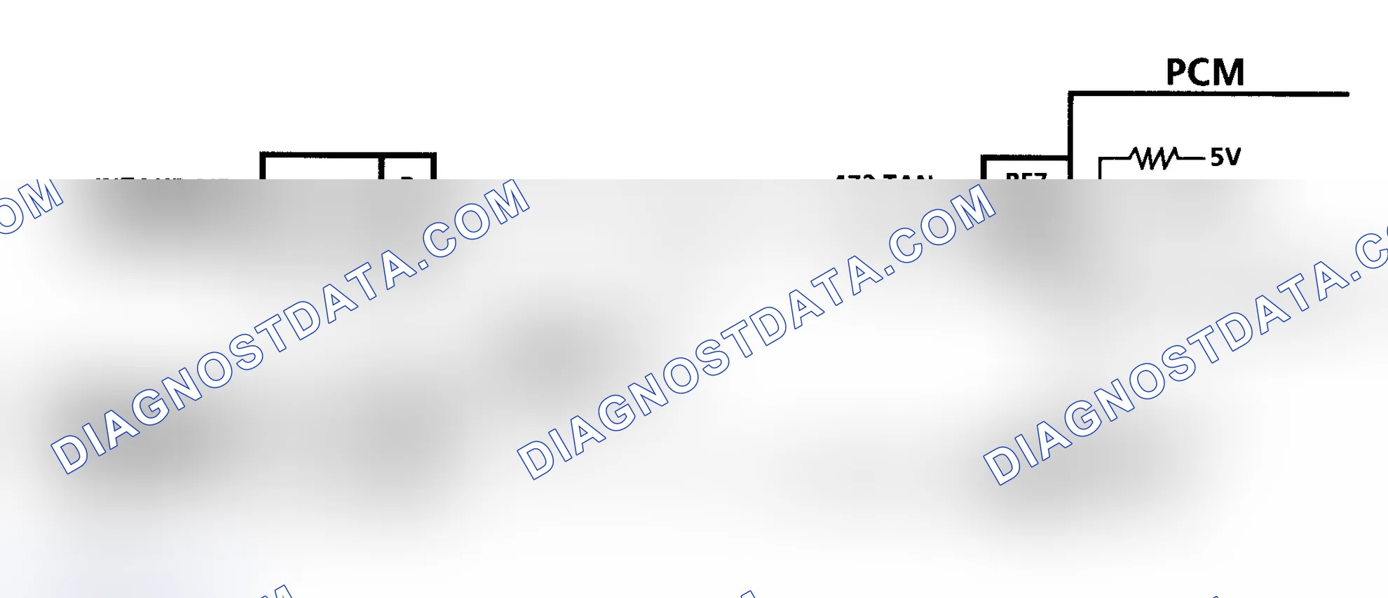 Scheme 11: Code P0112 Schematic (3.8L) IAT Sensor Circuit Low Temperature Indicated