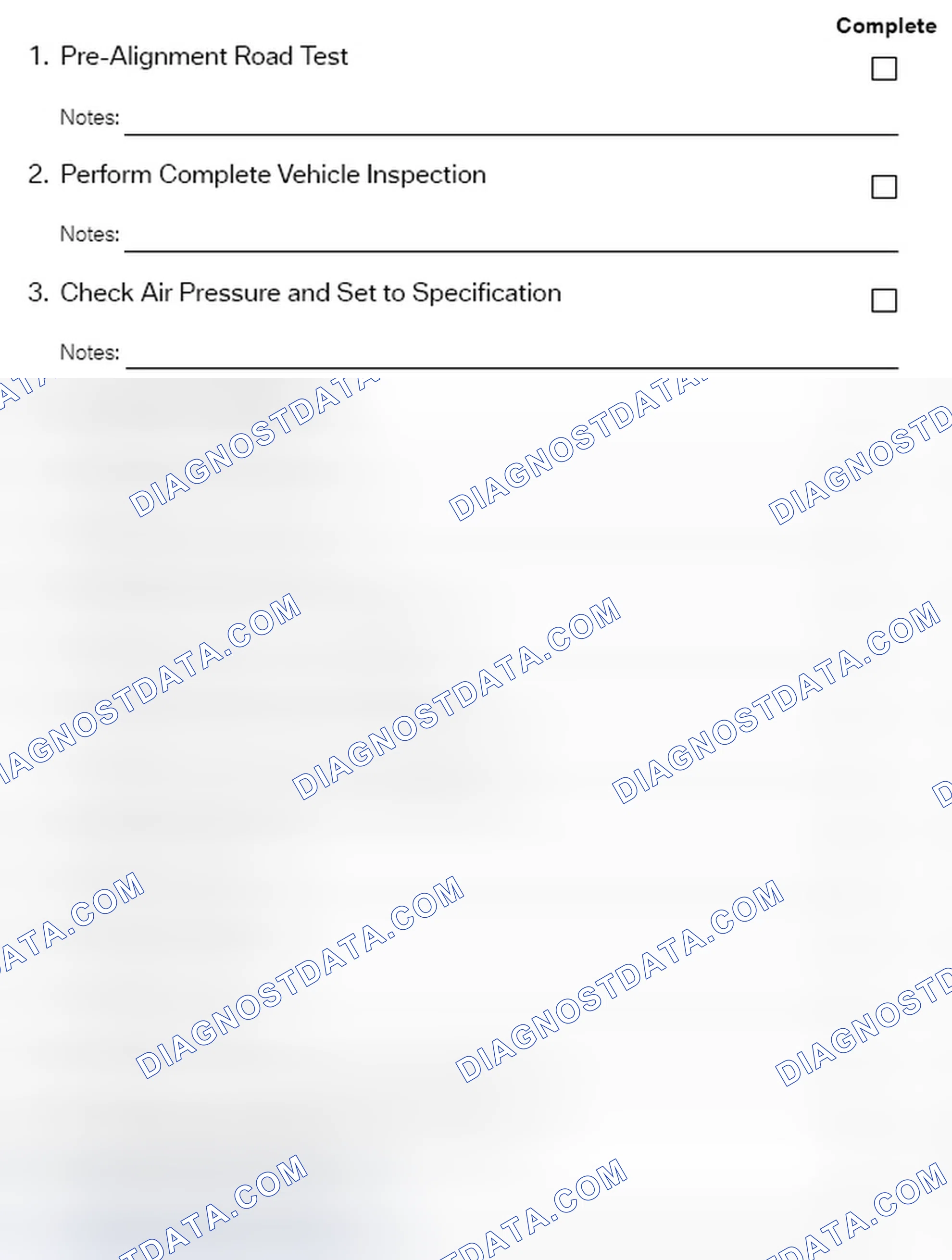 Scheme 69: Alignment Checklist