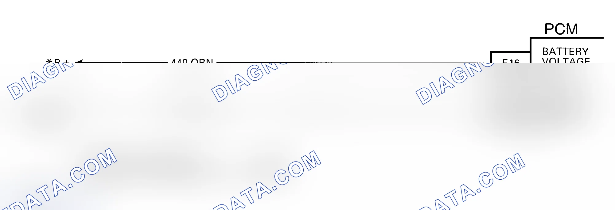 Scheme 194: Code 75 Schematic (4.3L) System Voltage Low