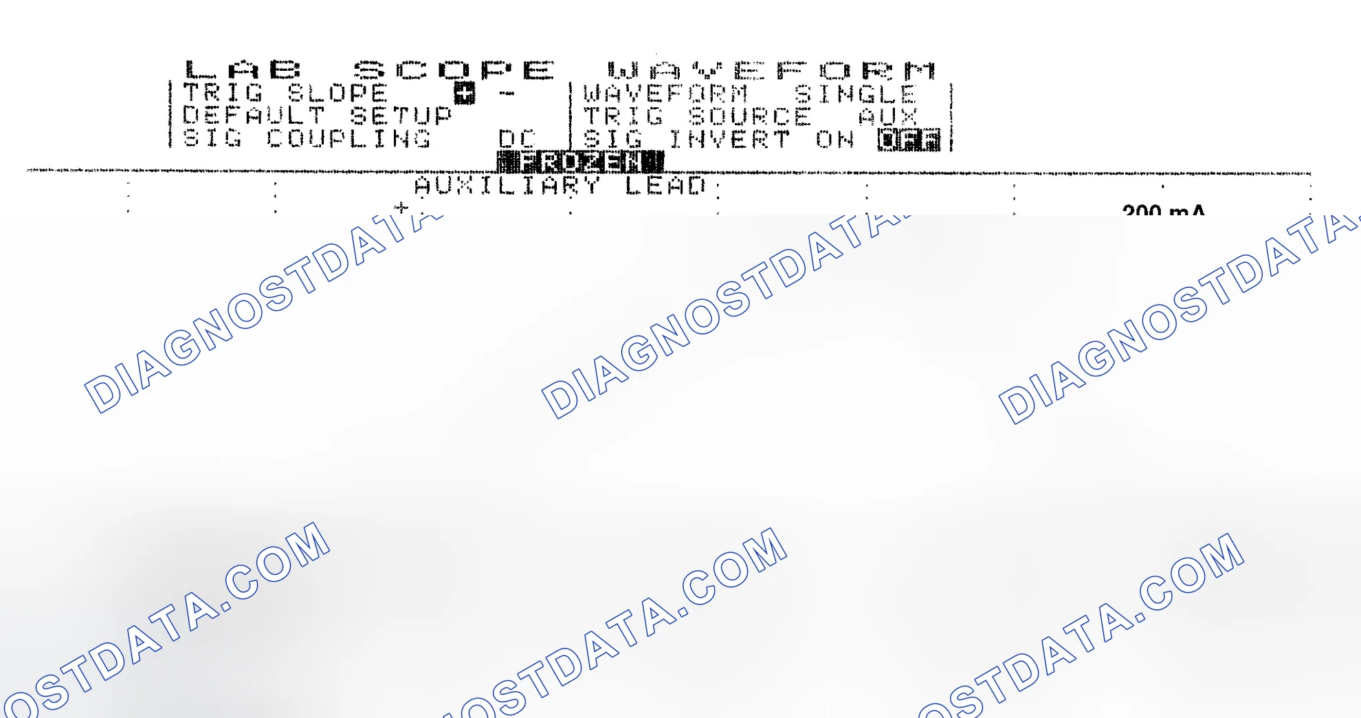 Scheme 13: Single Injector w/Normal Current Flow - Current Pattern