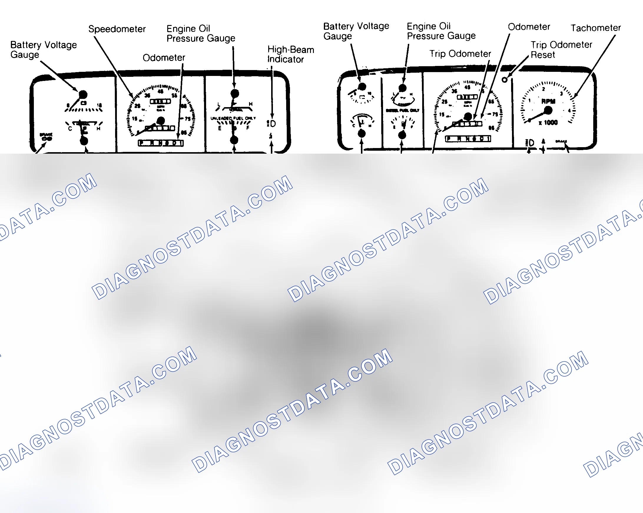 Scheme 1: SERVICE INDICATOR & WARNING LIGHTS