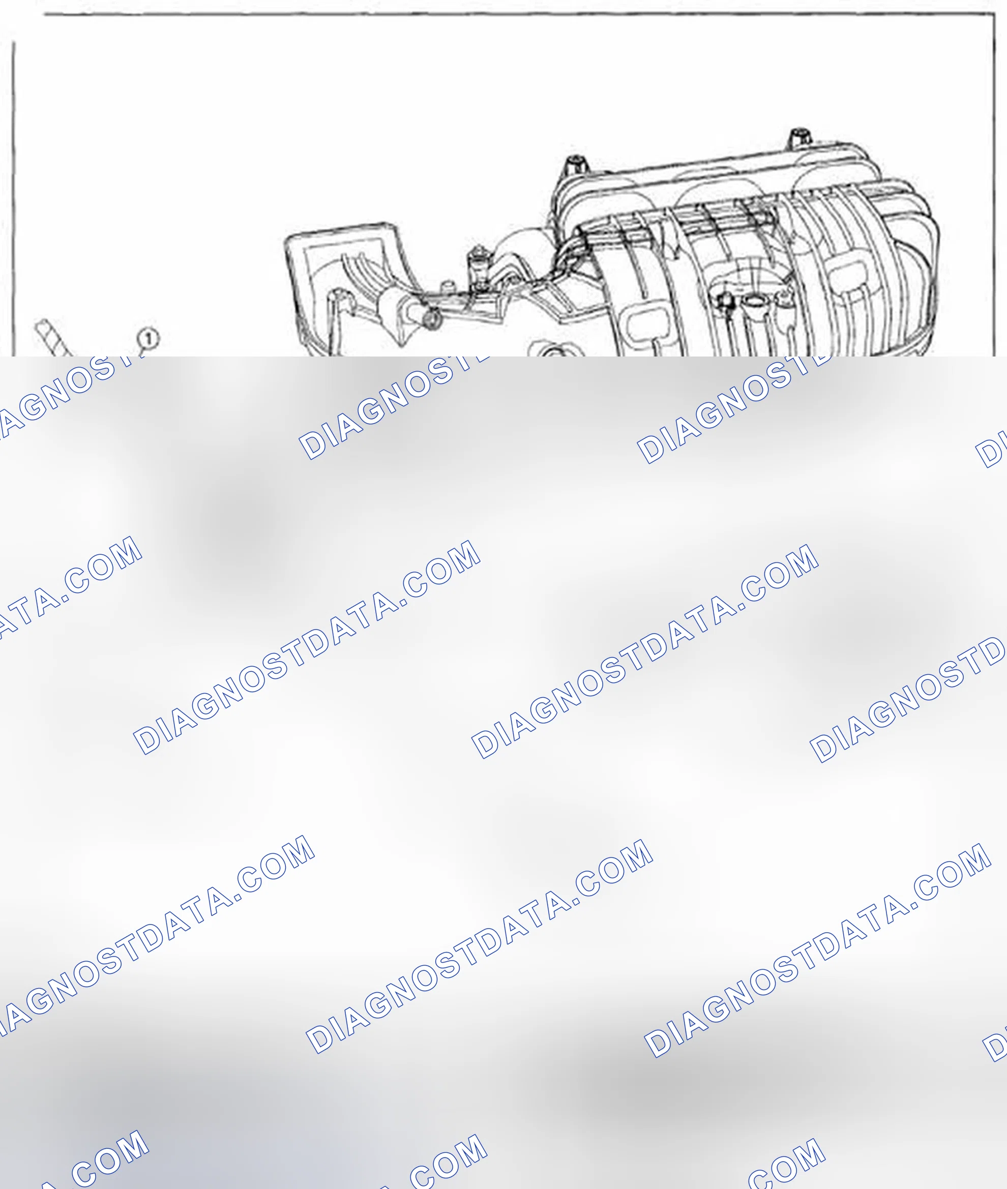 Scheme 11: EXHAUST GAS RECIRCULATION (EGR) SYSTEM EXPLODED VIEW - 3.0L