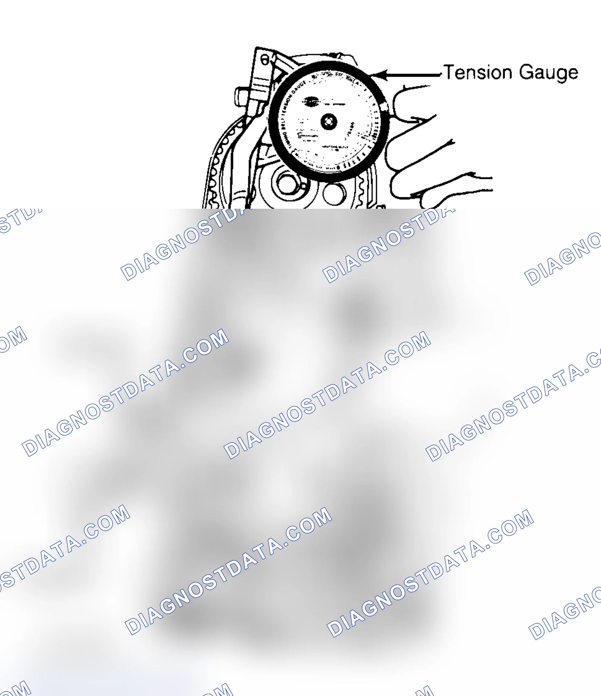 Scheme 28: Adjusting Typical Timing Belt Tension