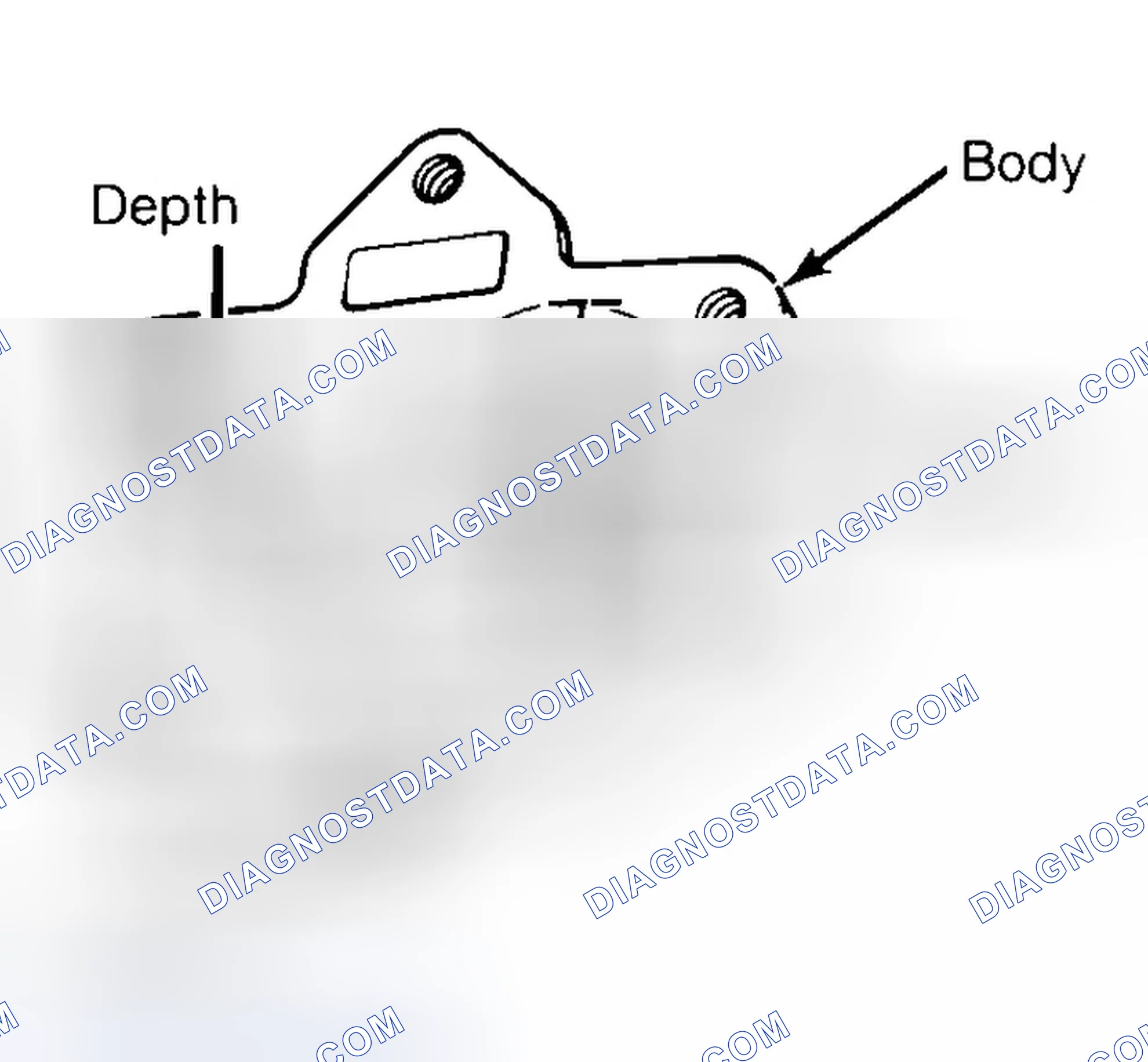 Scheme 35: Measuring Oil Pump Gear Cavity