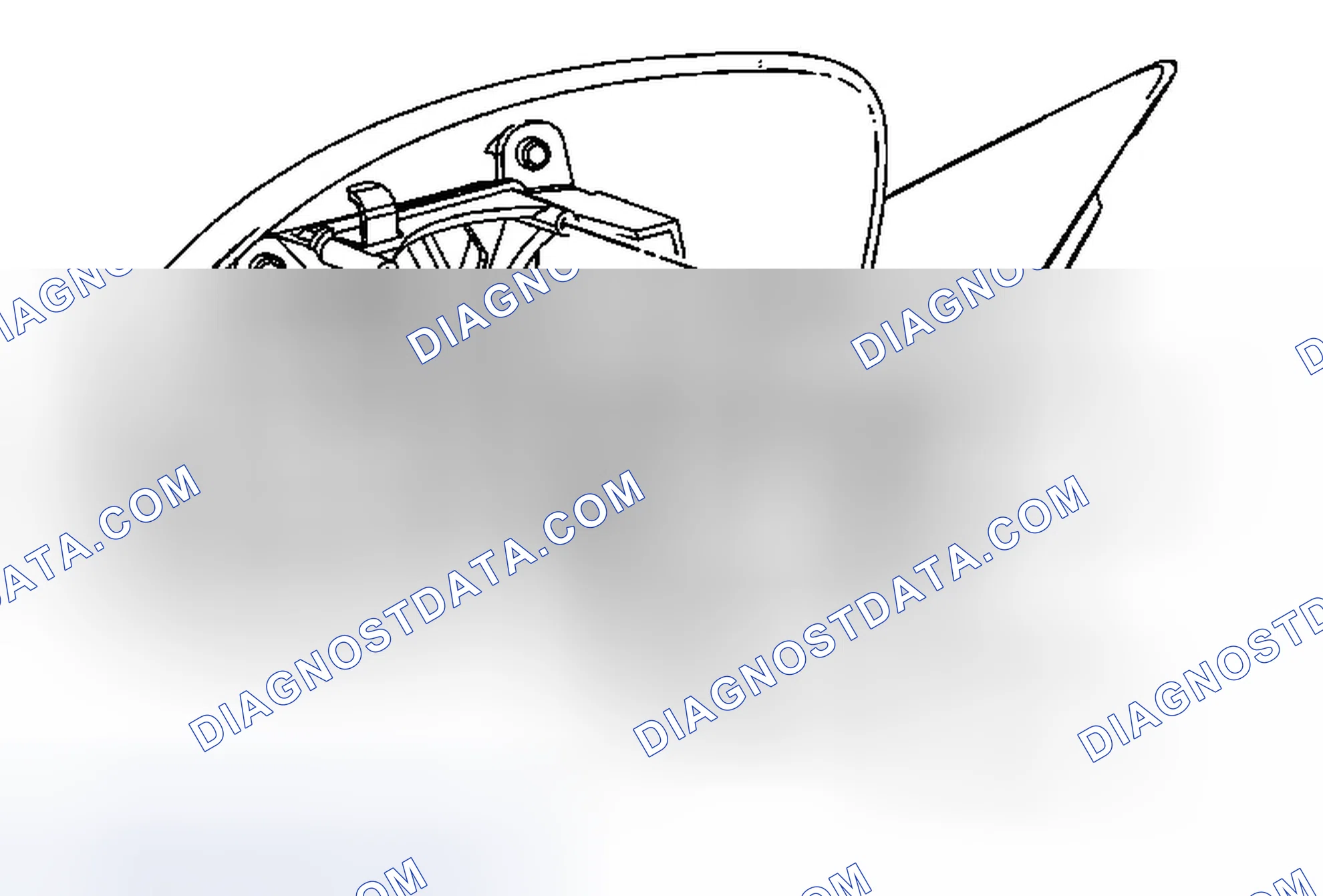 Scheme 9: Outside Rearview Mirror Motor Replacement