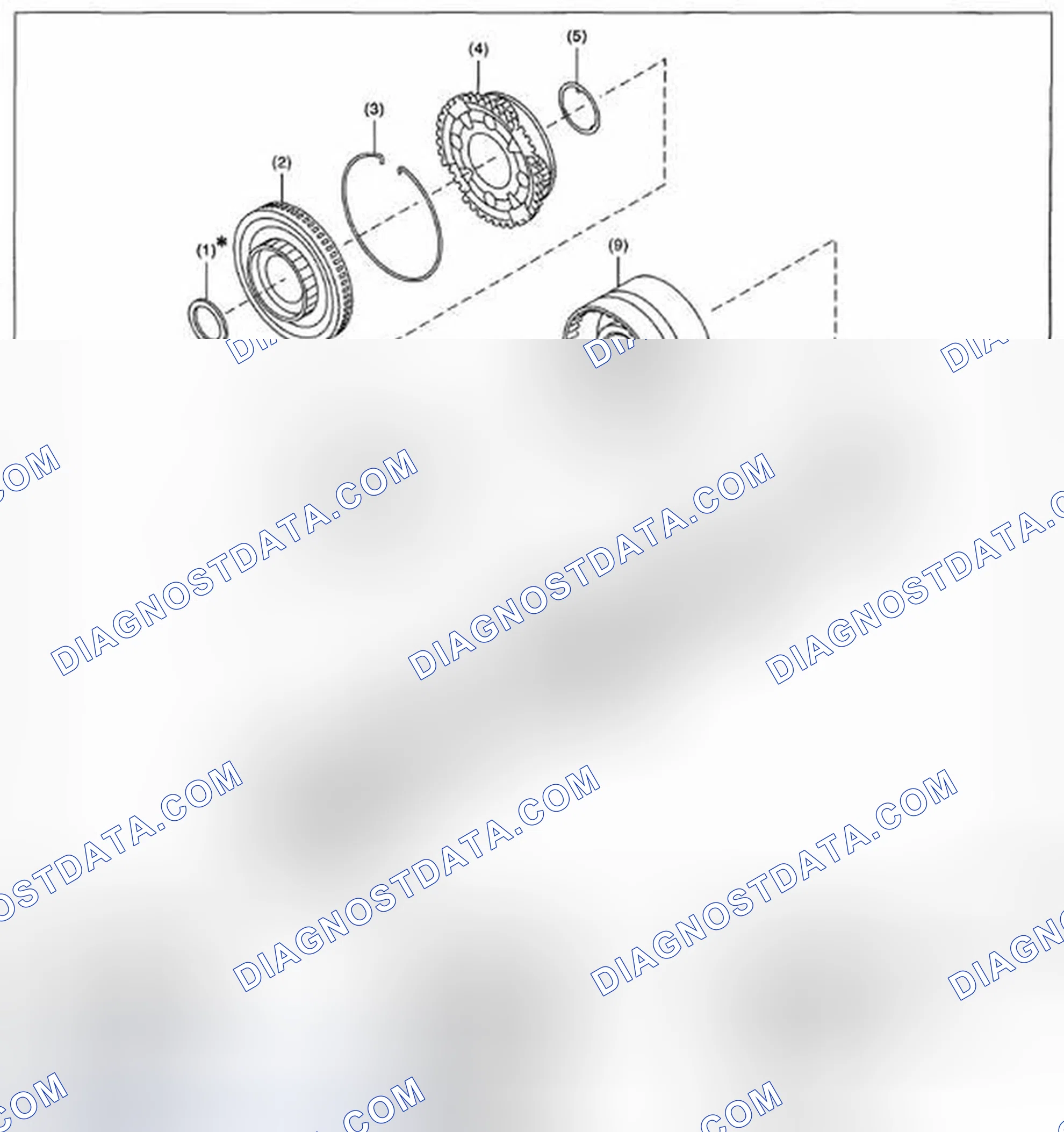 Scheme 144: FRONT PLANETARY CARRIER AND MIDDLE & REAR PLANETARY CARRIER