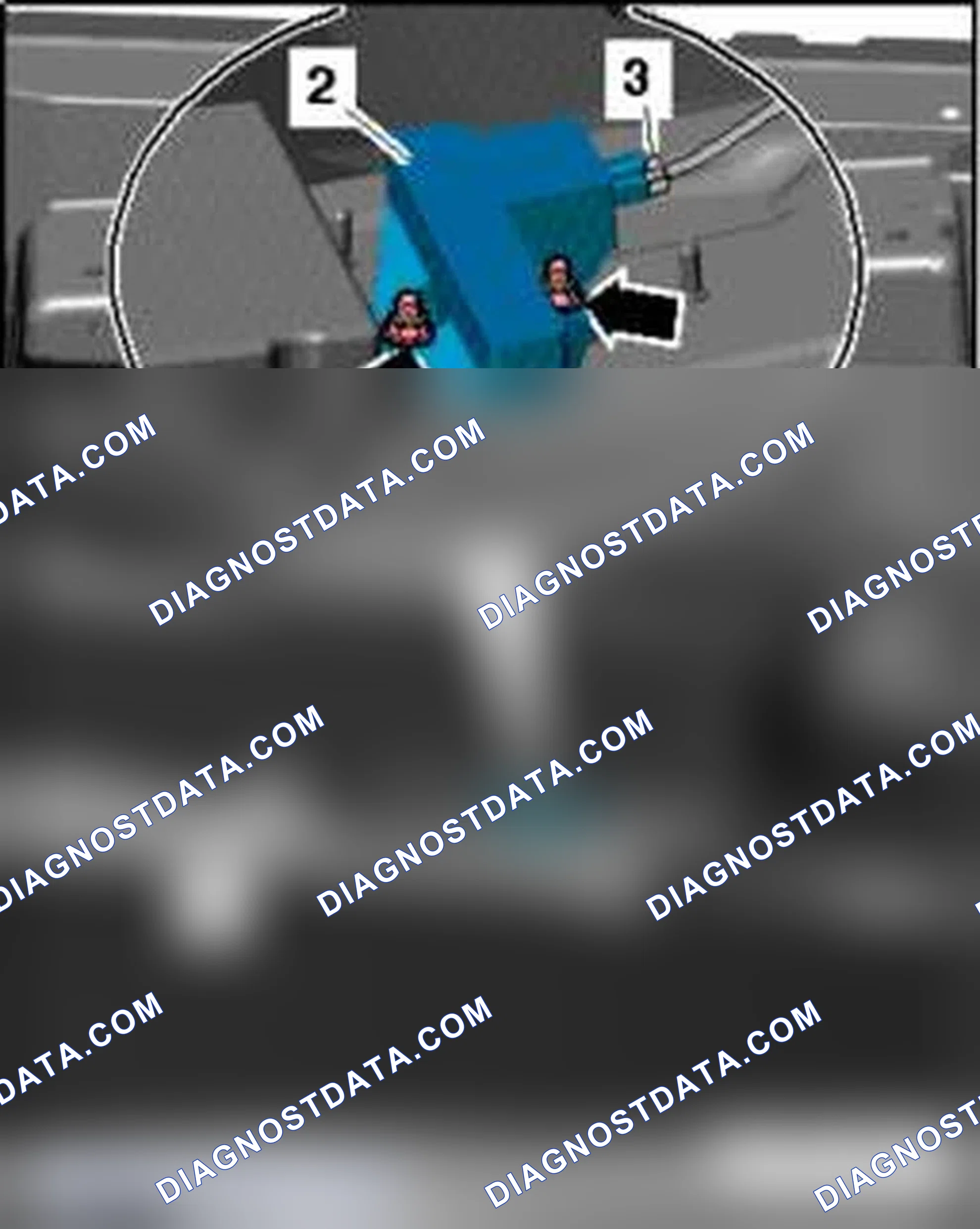 Scheme 310: Interior Access/Start Authorization Antenna 1 R138 , removing and installing