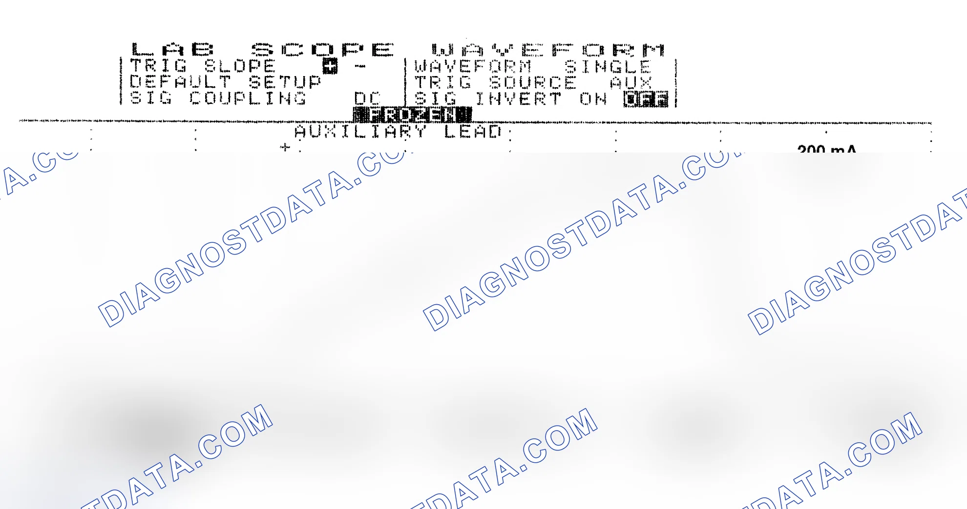 Scheme 13: Single Injector w/Normal Current Flow - Current Pattern