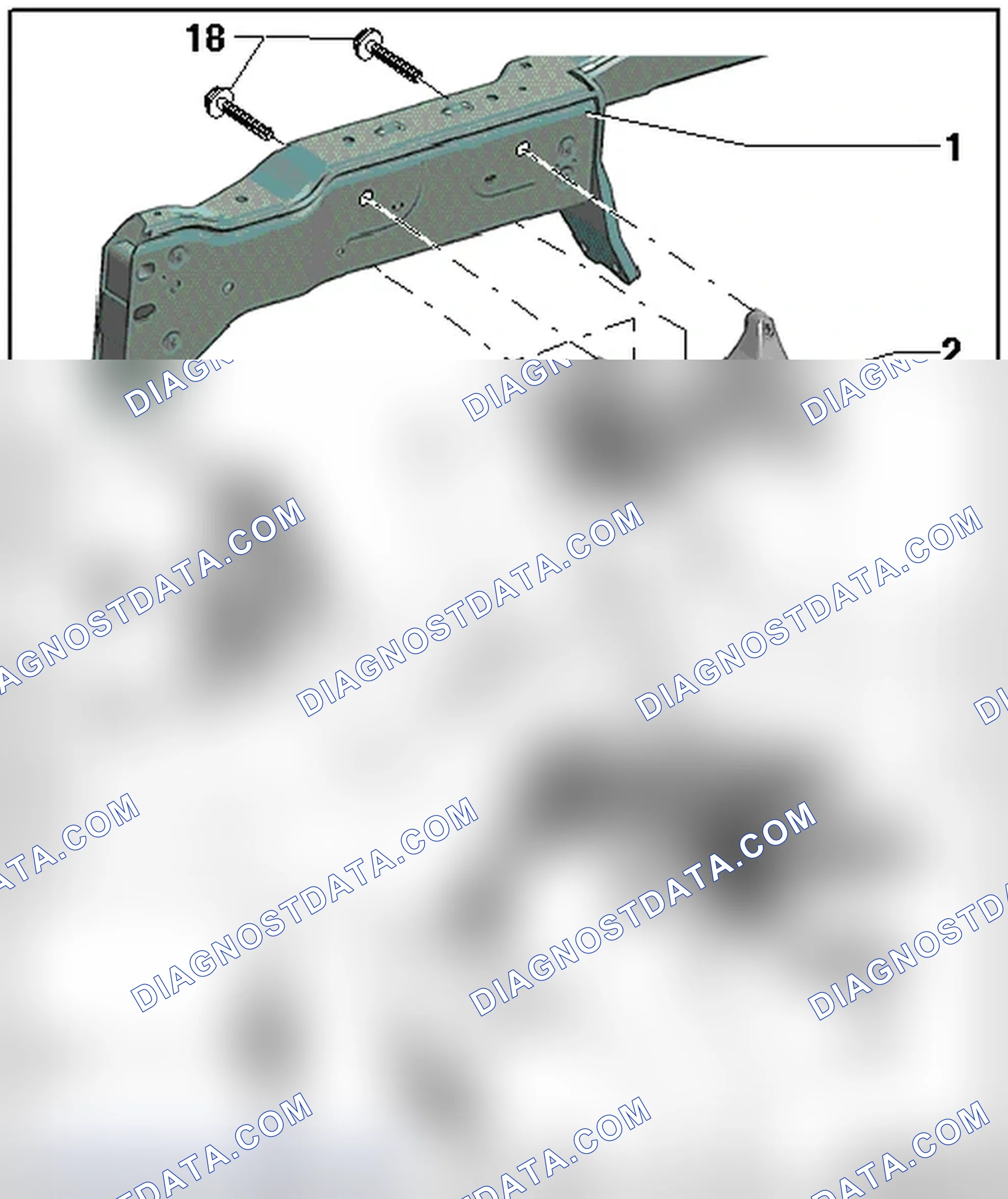 Scheme 81: STEERING COLUMN AND MOUNTING BRACKET WITH FREQUENCY DAMPER ASSEMBLY OVERVIEW