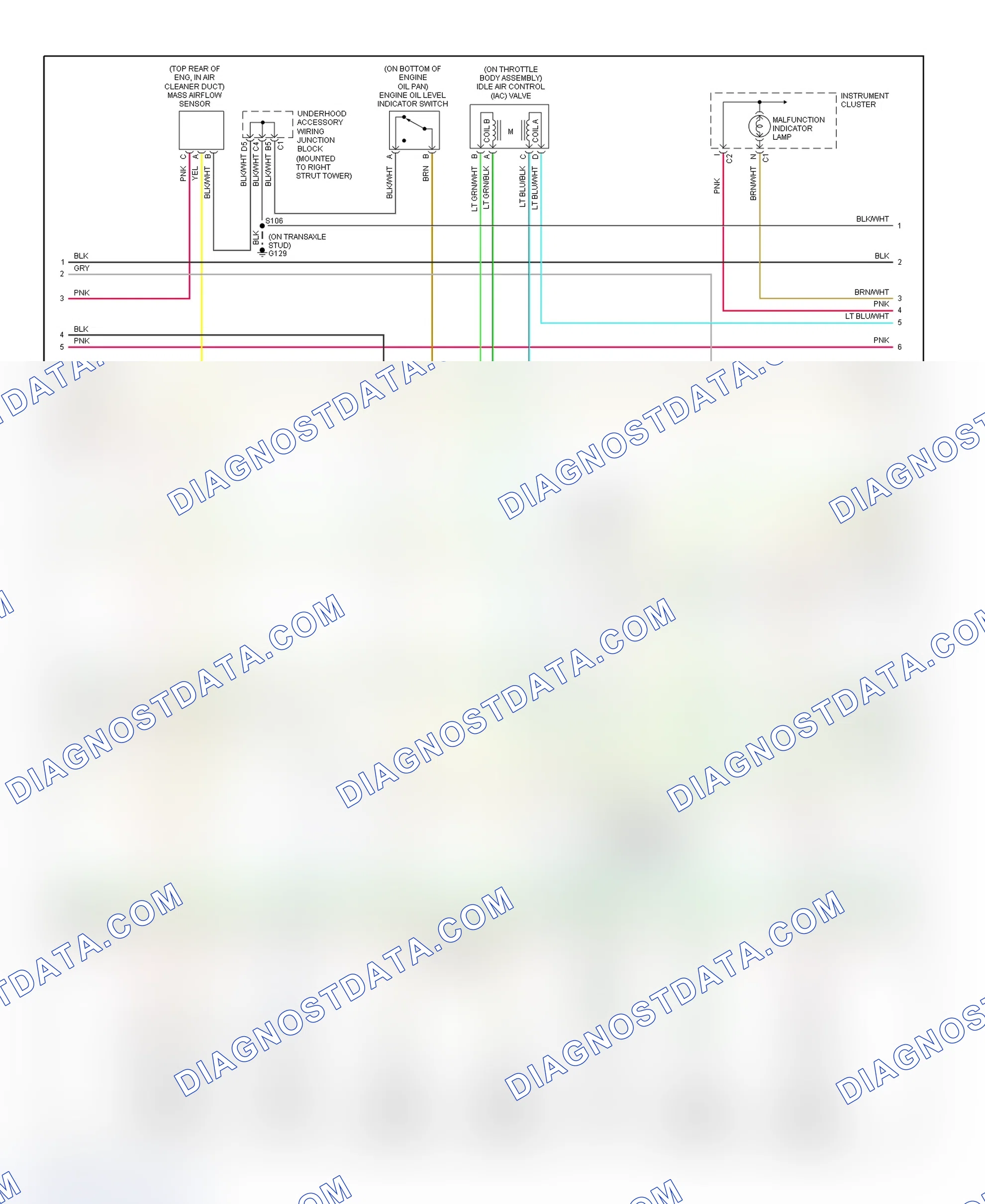 Scheme 103: PCM Wiring Diagram (Grand Prix - 3.1L - 3 Of 4)