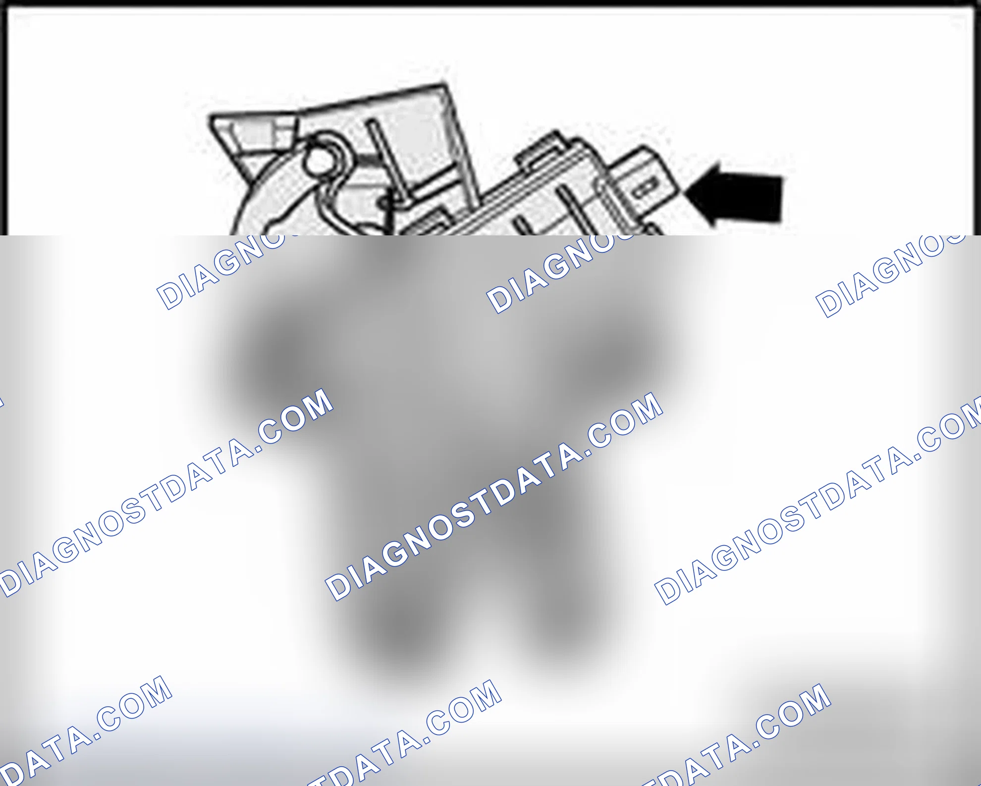 Scheme 336: Trunk Lock/Alarm/Central Locking Switch F124 - from 11.04, removing and installing