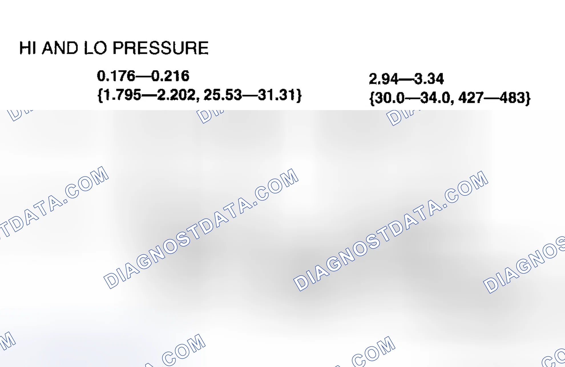 Scheme 104: REFRIGERANT PRESSURE SWITCH INSPECTION