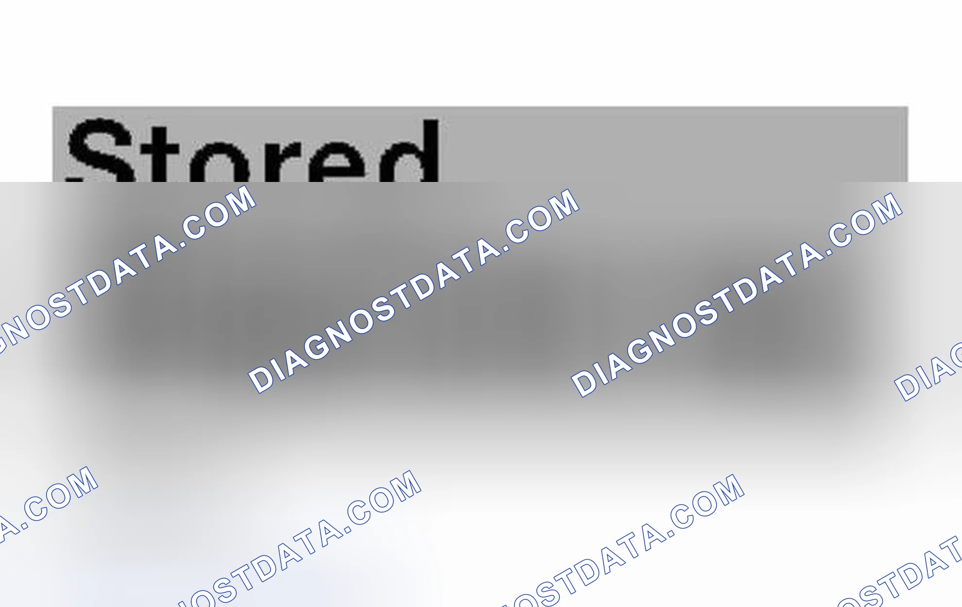Scheme 445: Identifying Stored Diagnosis Report