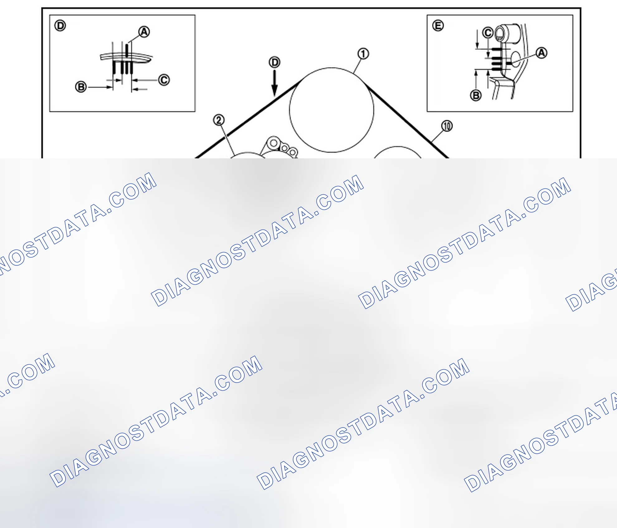 Scheme 3: DRIVE BELTS: Exploded View