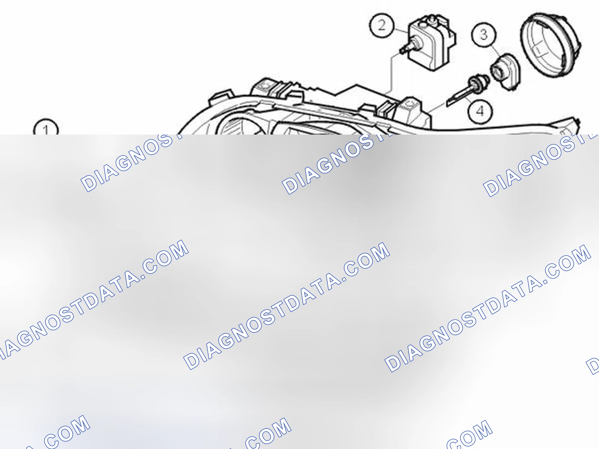 Scheme 93: Bi-Xenon headlight system