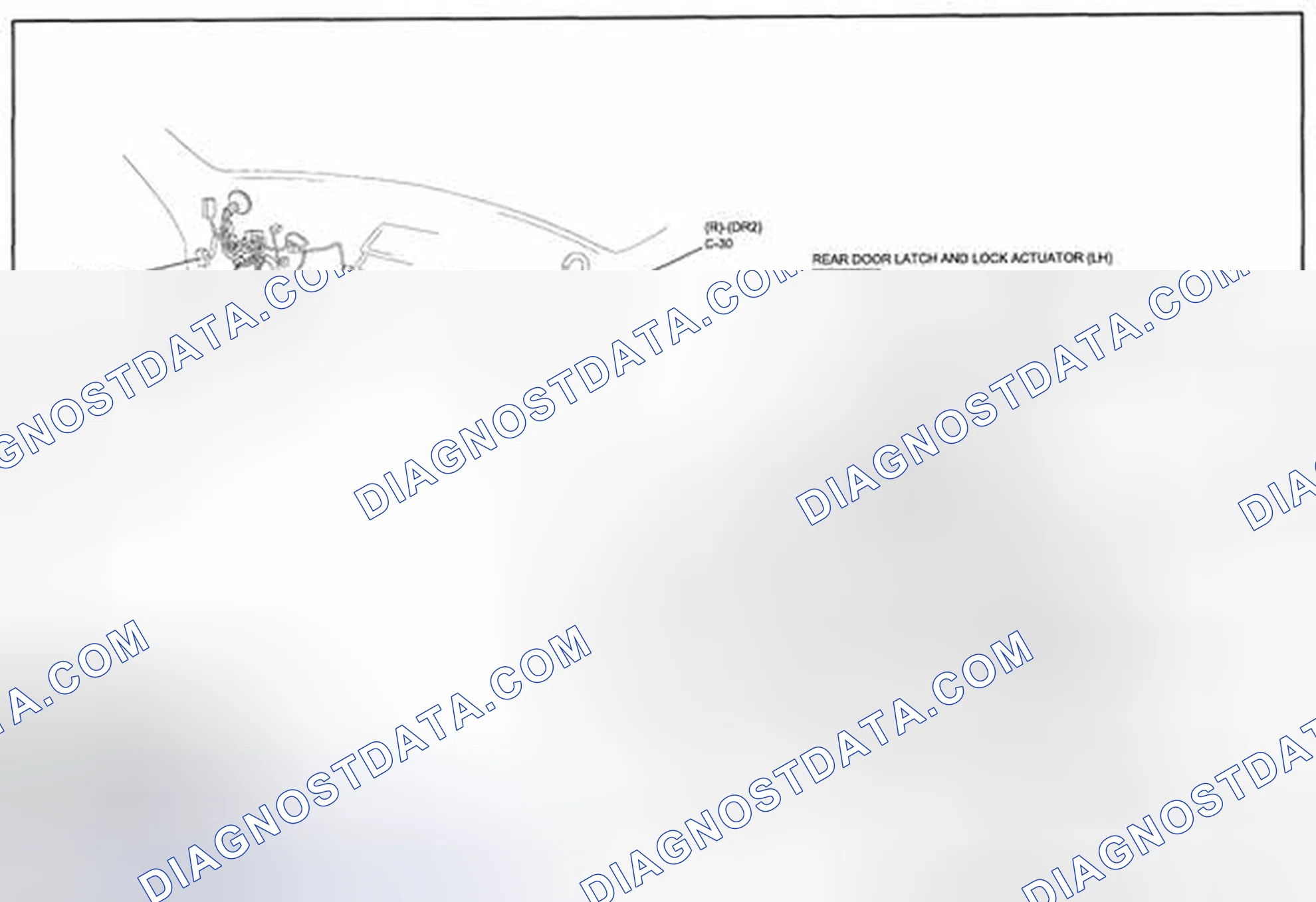 Scheme 255: Door Lock System (Without Advanced Keyless Entry And Push Button Start System, TPMS) Wiring Diagram - 0914-1d (2 Of 2)