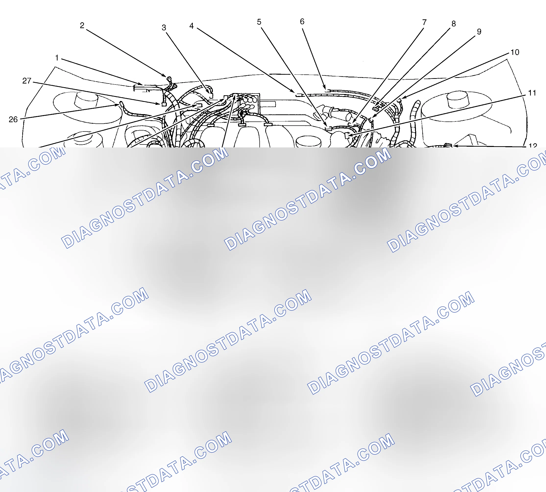 Scheme 4: Engine Compartment (3.0L 4V)