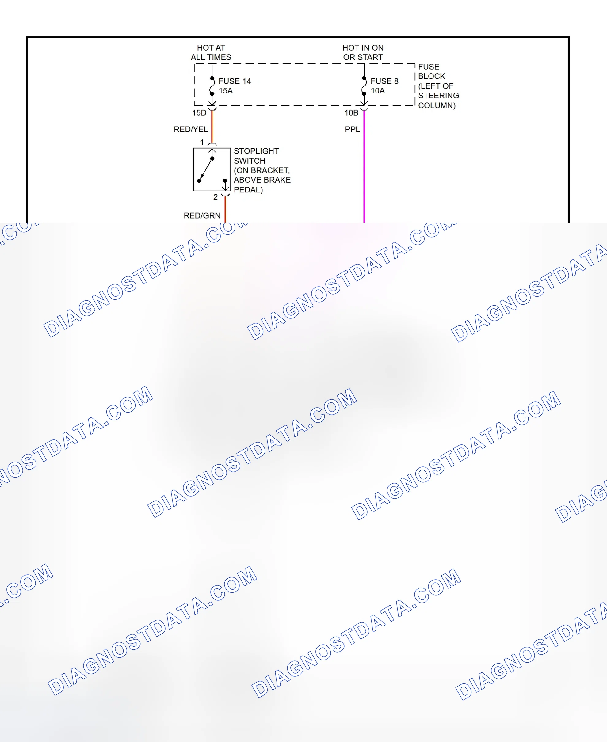 Scheme 103: Shift Interlock System Wiring Diagram (Infiniti G20)