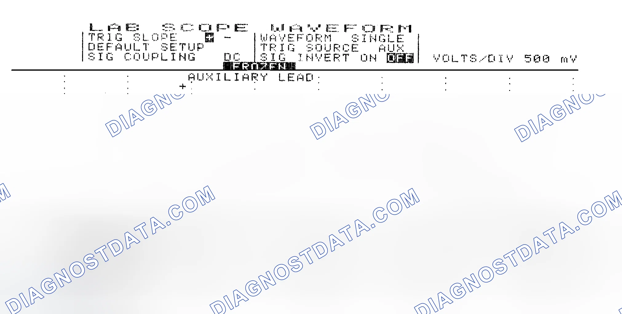 Scheme 14: Single Injector w/Excessive Current Flow - Current Pattern