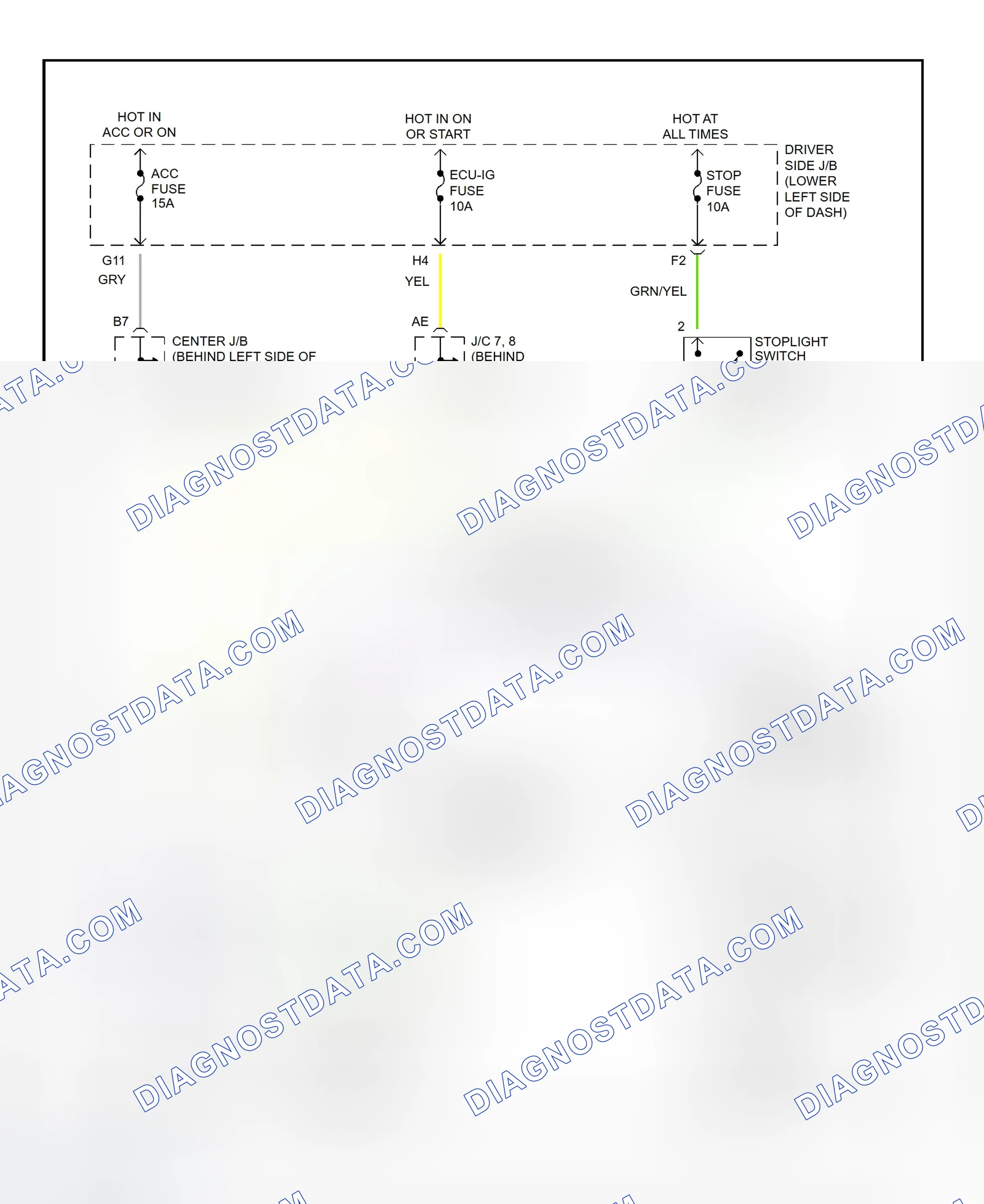 Scheme 169: Shift Lock System Wiring Diagram (Toyota 4Runner)