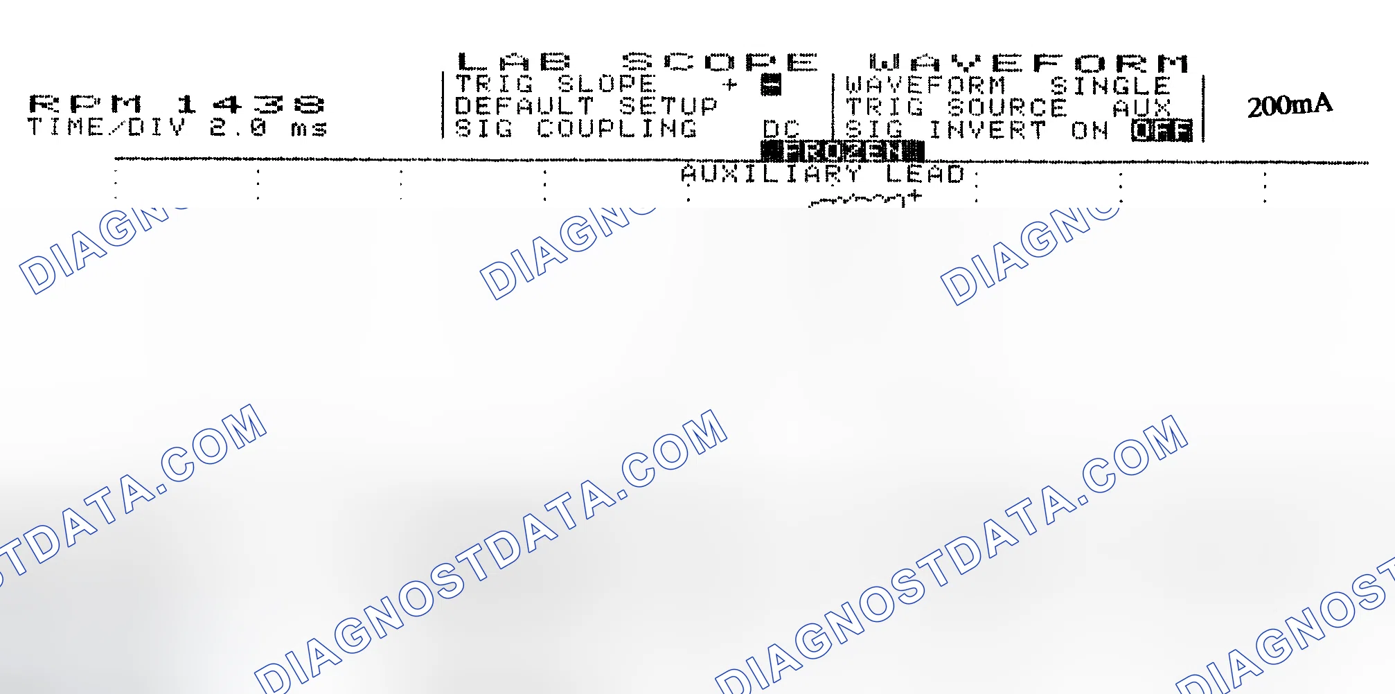 Scheme 15: Single Injector w/Normal Current Flow - Current Pattern