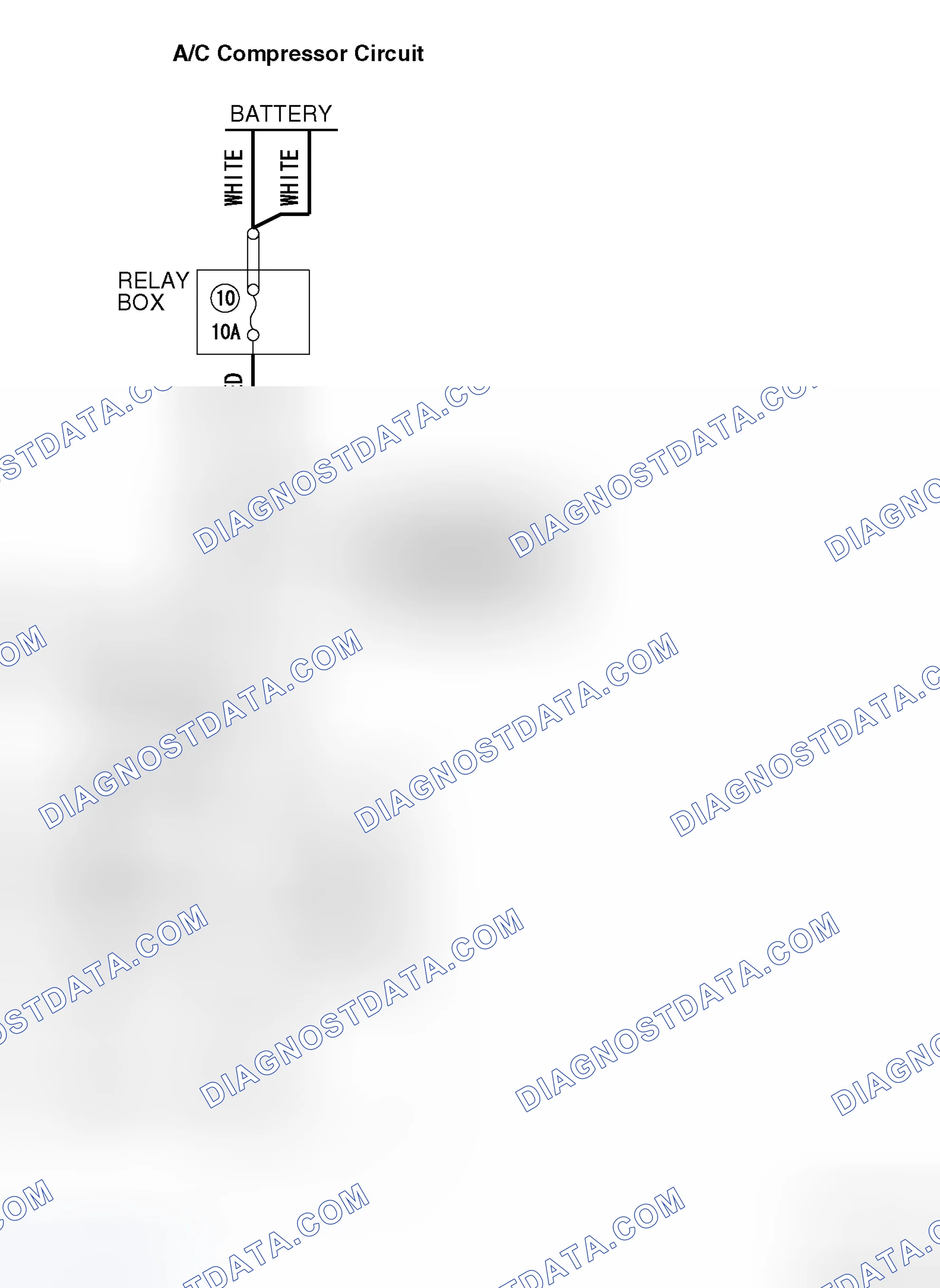 Scheme 116: INSPECTION PROCEDURE 3: The Compressor does not Work.
