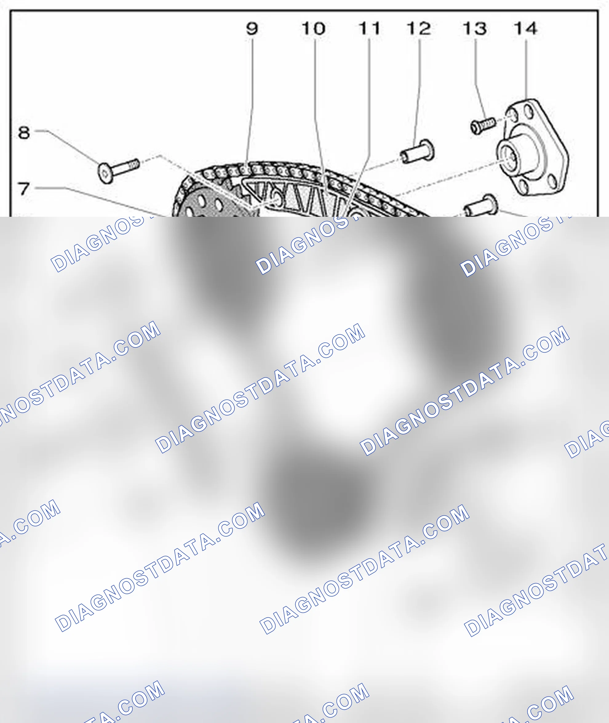Scheme 171: Timing Mechanism Drive Chain, Component Overview
