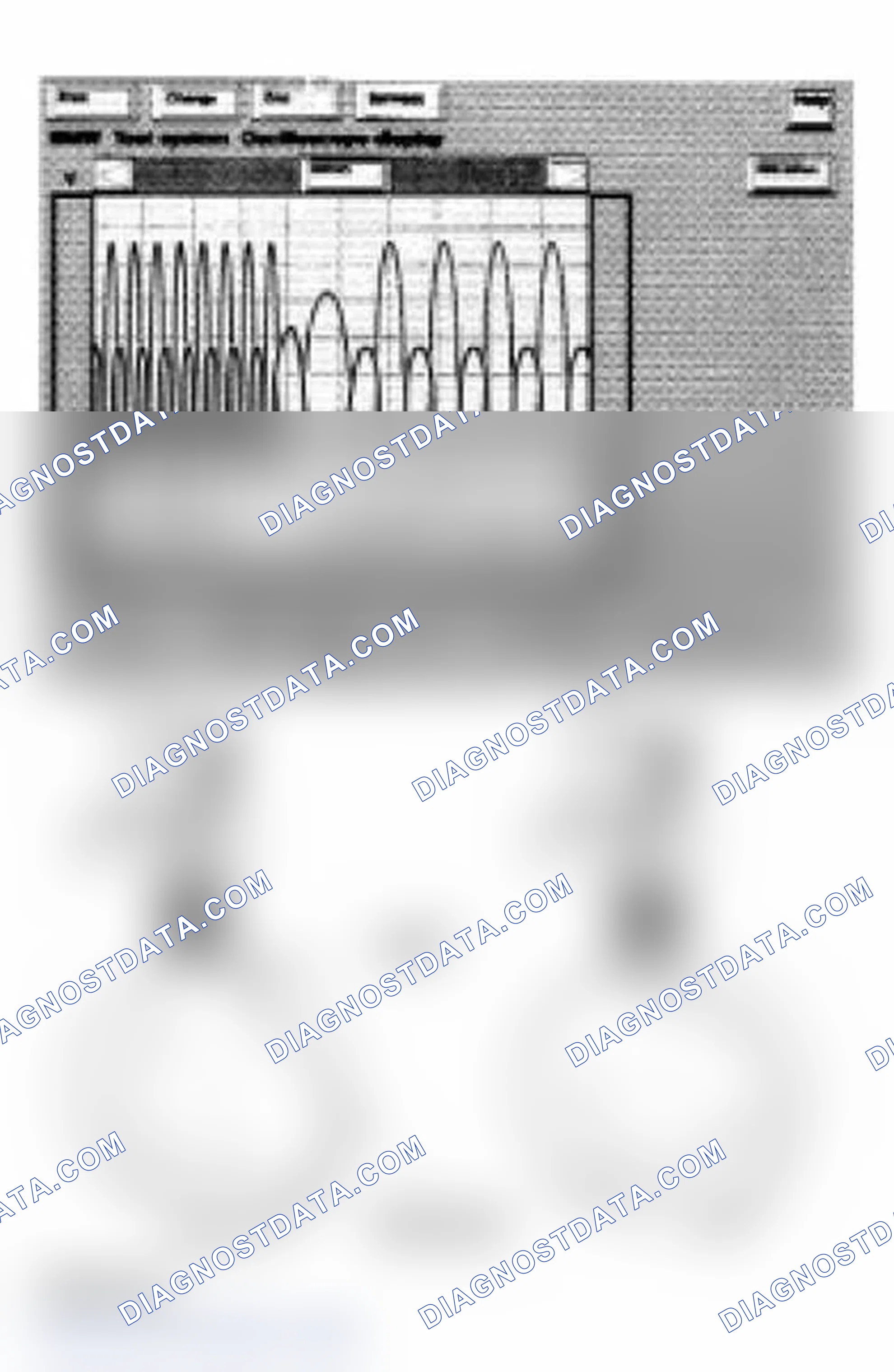 Scheme 386: Waveform Of Camshaft Position Sensor (Cylinder Id) Graph