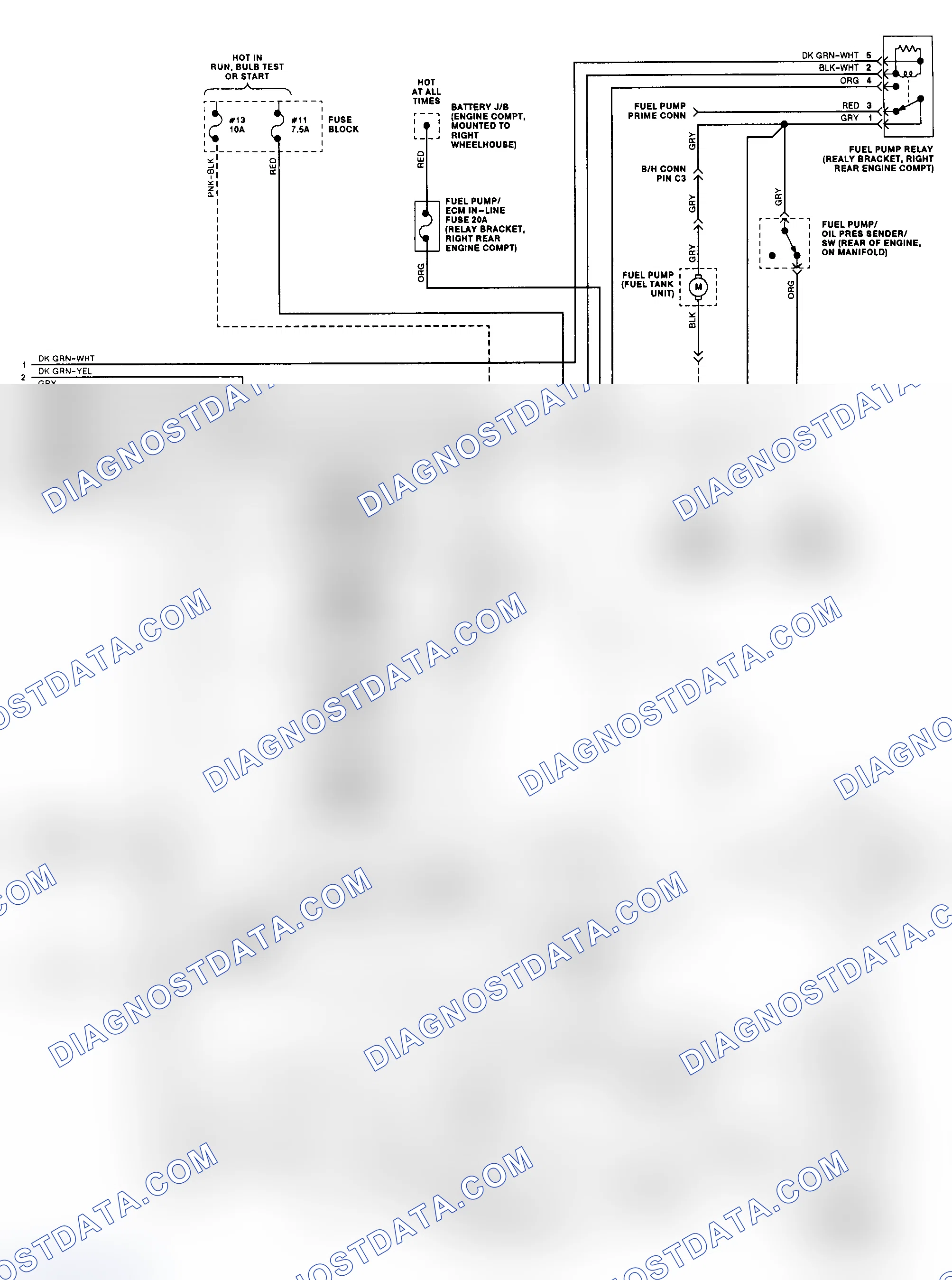 Scheme 2: 4.3L (VIN Z) ("B" Body Caprice - 2 Of 2) ECM Wiring Diagram