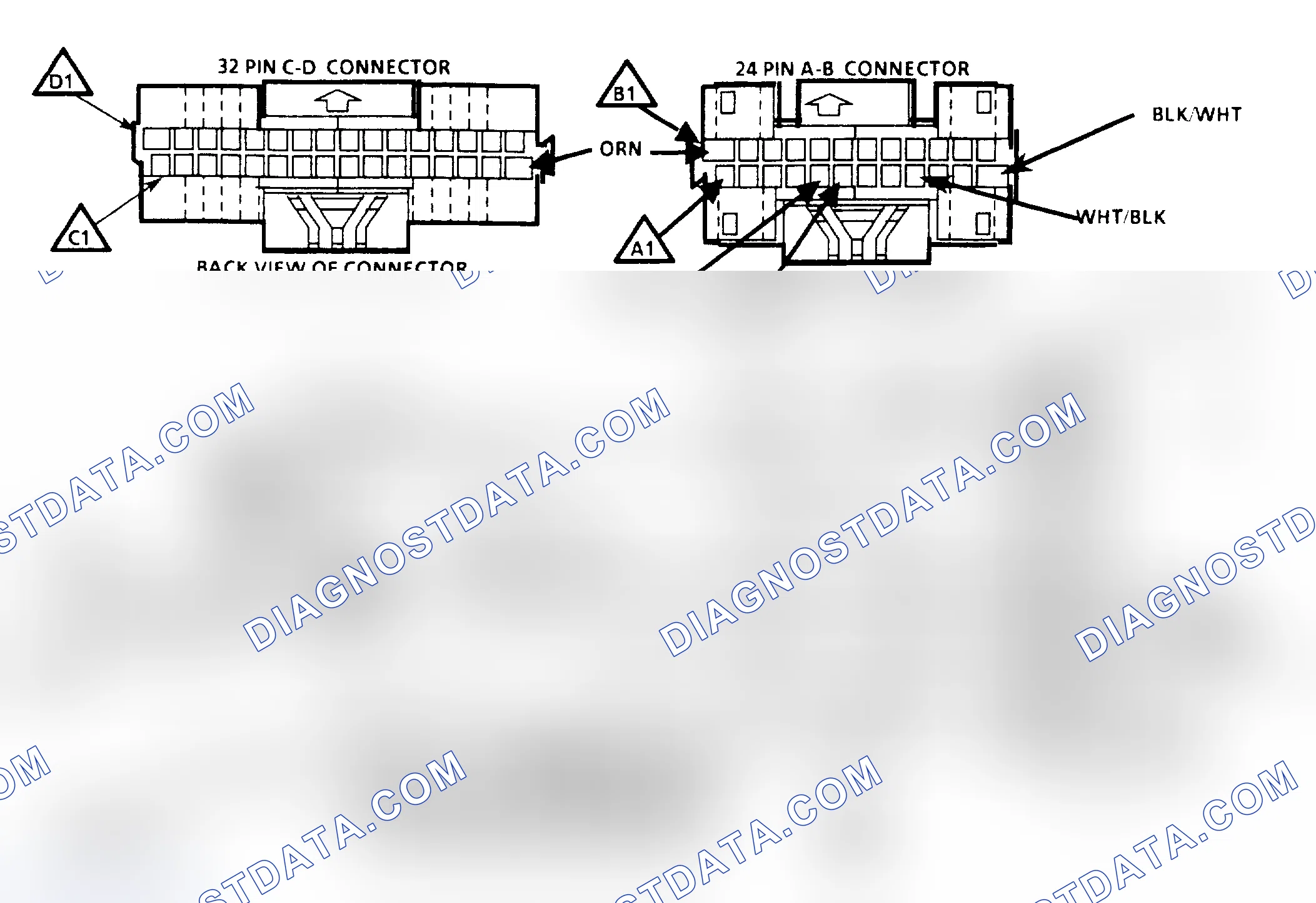 Scheme 265: Chart A2 Schematic, Won't Flash Code 12, ("CHECK ENGINE" Light On) (All Engines)