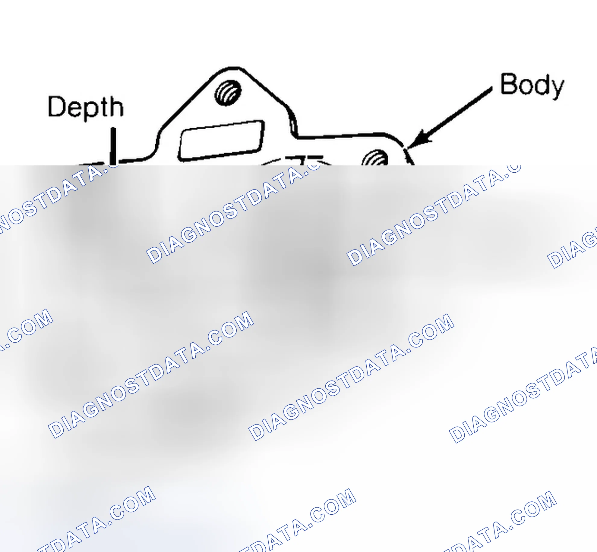 Scheme 35: Measuring Oil Pump Gear Cavity