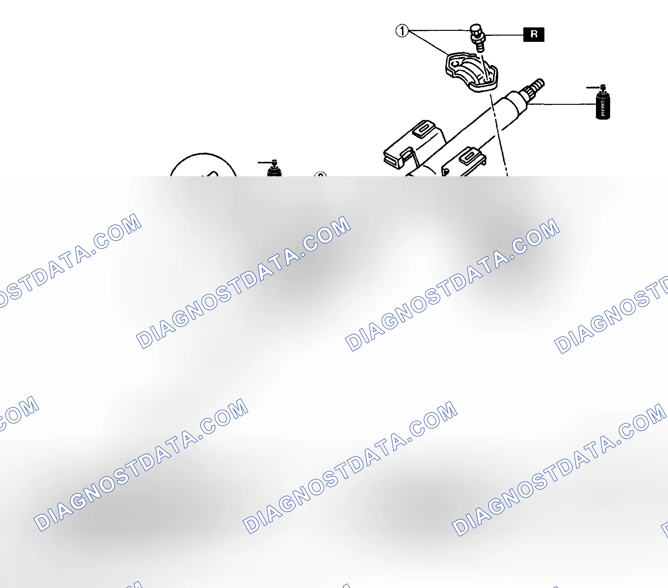 Scheme 4: STEERING SHAFT DISASSEMBLY/ASSEMBLY