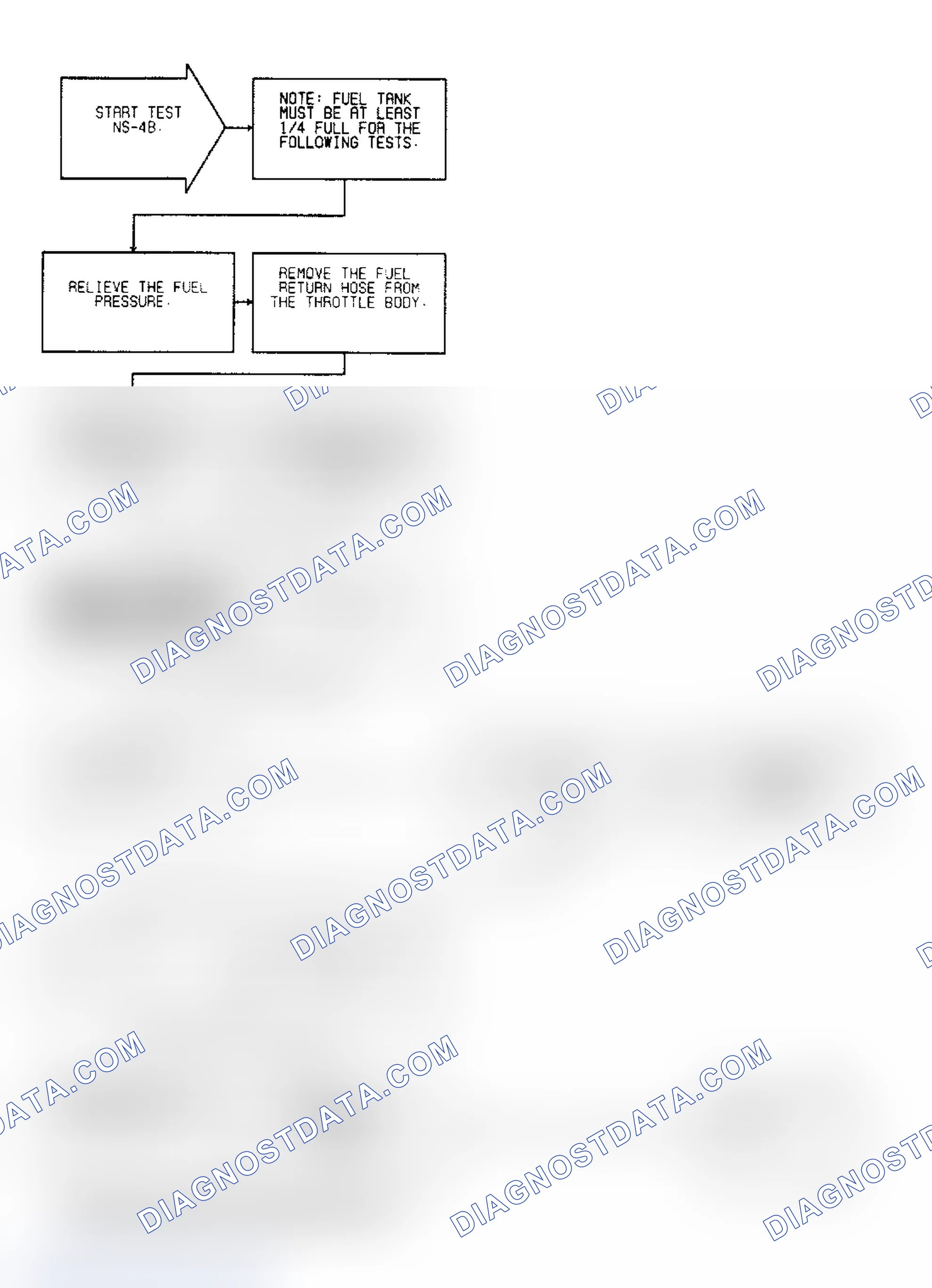 Scheme 549: Test NS-4B, (1 of 2) Fuel Return Lines & Pressure Regulator