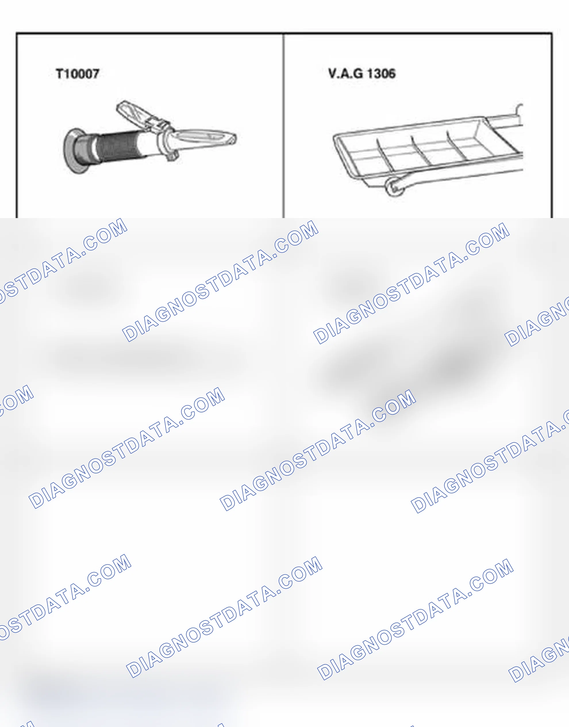 Scheme 38: Special tools, repair equipment, testers, measuring instruments and other items required