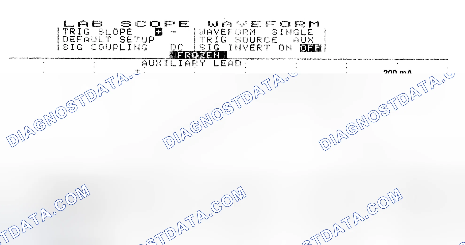 Scheme 13: Single Injector w/Normal Current Flow - Current Pattern