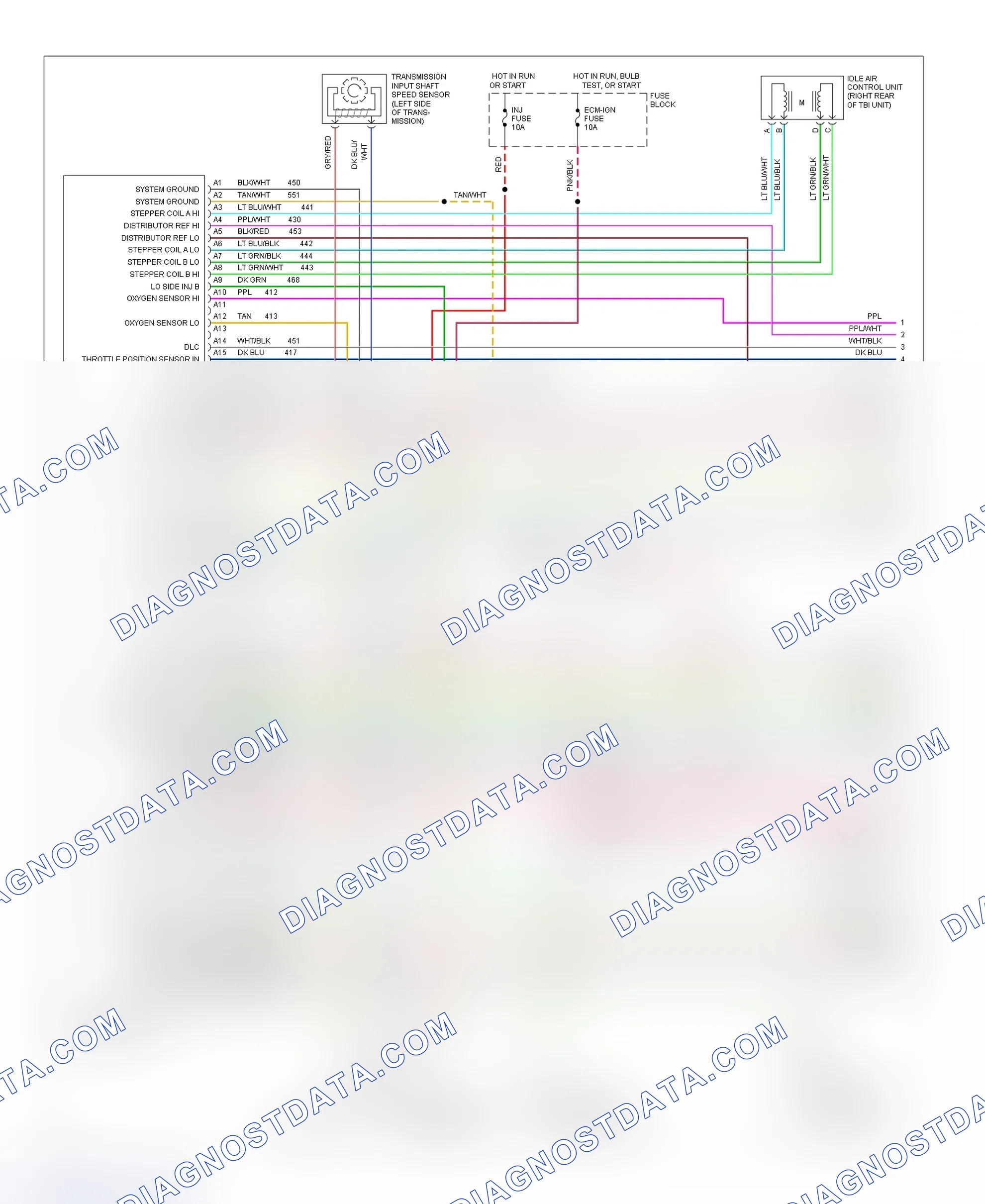 Scheme 29: Wiring Diagram (Pickup, Sierra & Suburban - 7.4L With A/T - 1 Of 3)