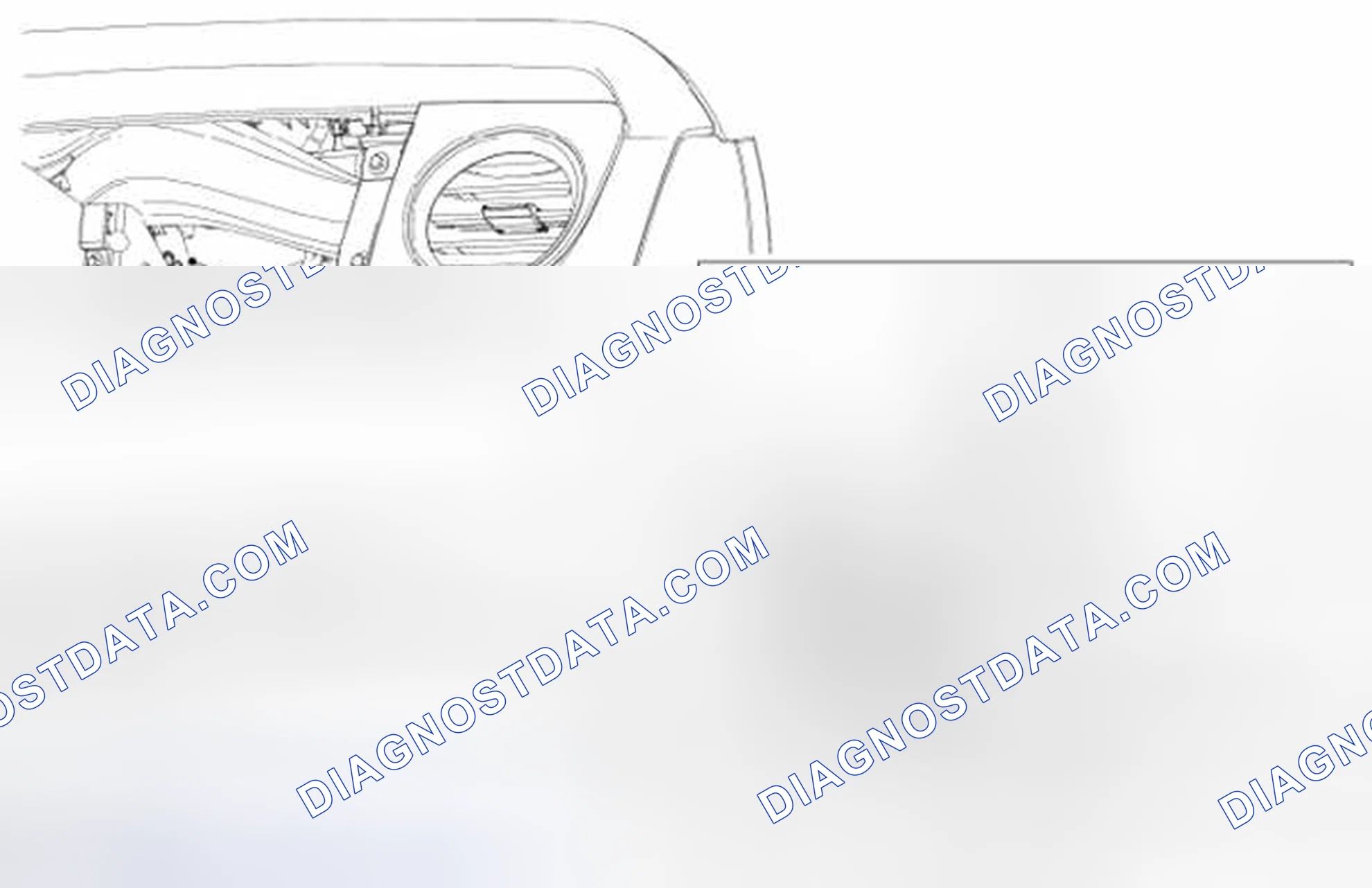 Scheme 159: Mode Door Actuator - Panel/Defrost Door