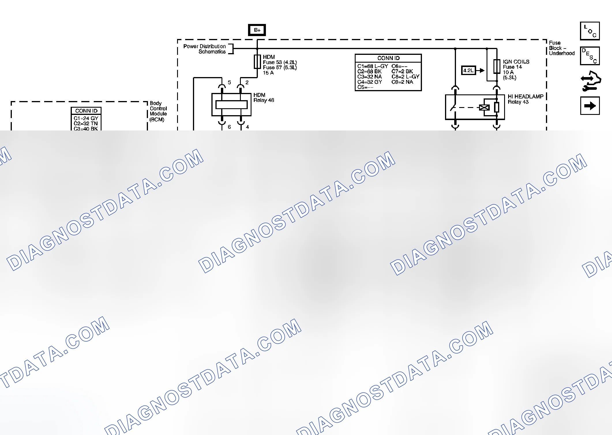 Scheme 2: Headlights/Daytime Running Lights (DRL) Schematics