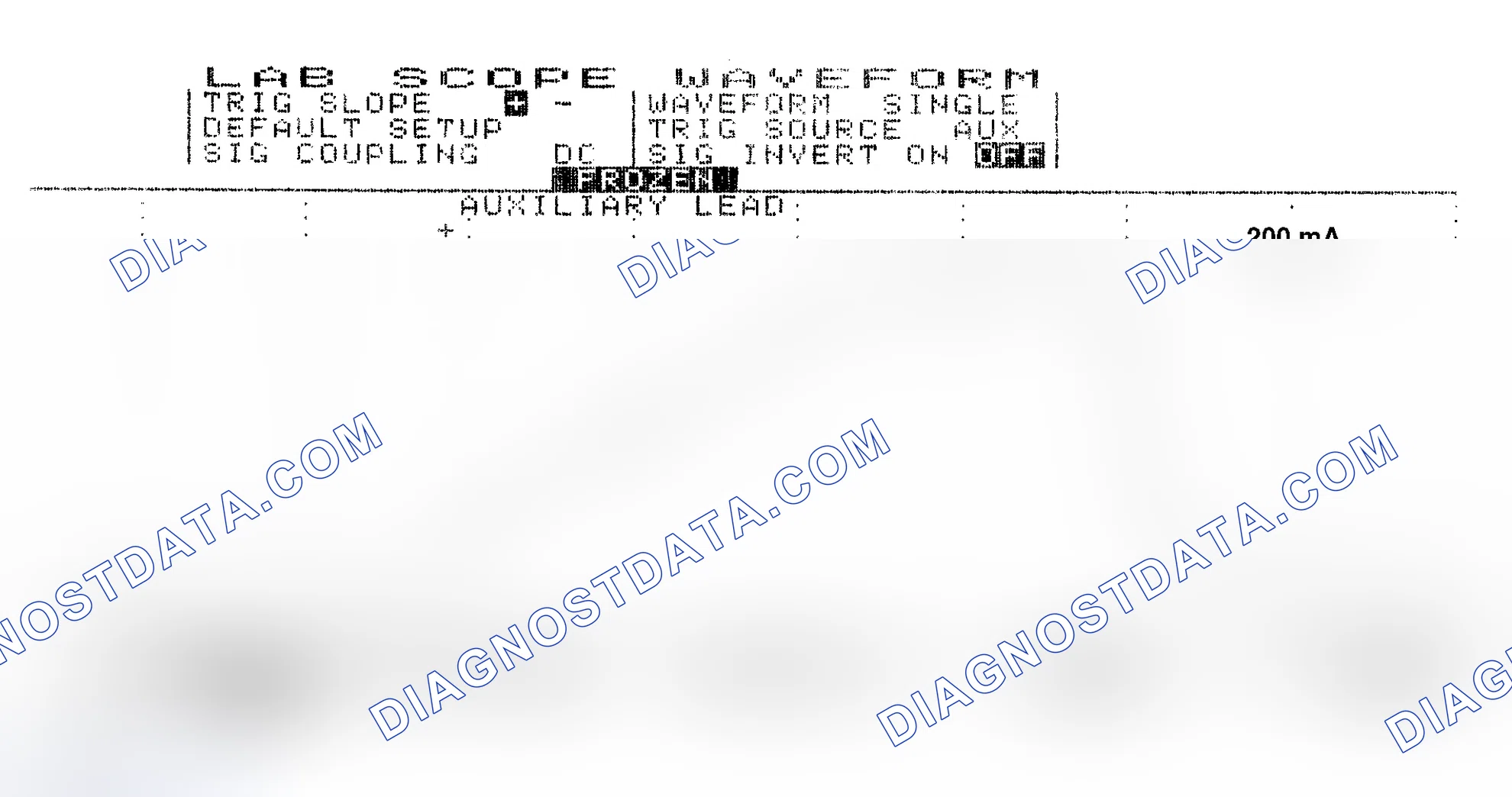 Scheme 13: Single Injector w/Normal Current Flow - Current Pattern