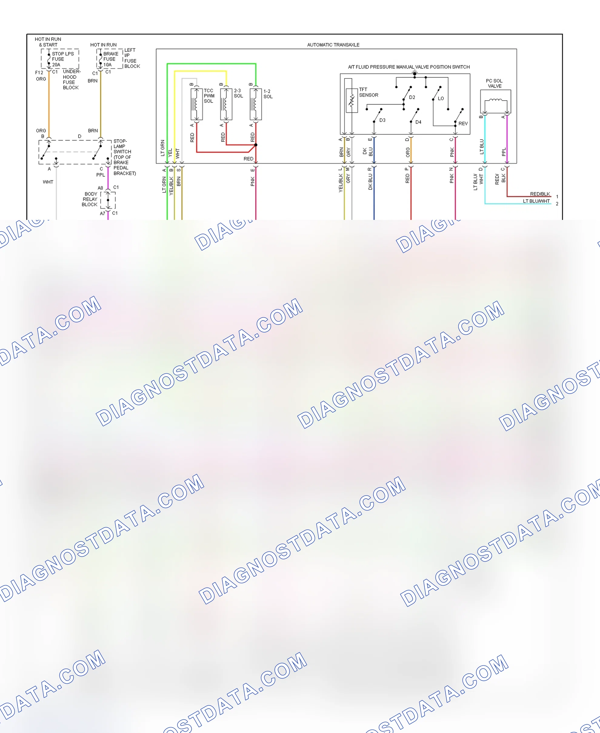 Scheme 48: PCM Wiring Diagram (Escalade, Escalade EXT, Sierra, Silverado, Suburban & Yukon XL - 6.0L Gasoline - With Case & Isolated Ground HO2S - 3 Of 5)