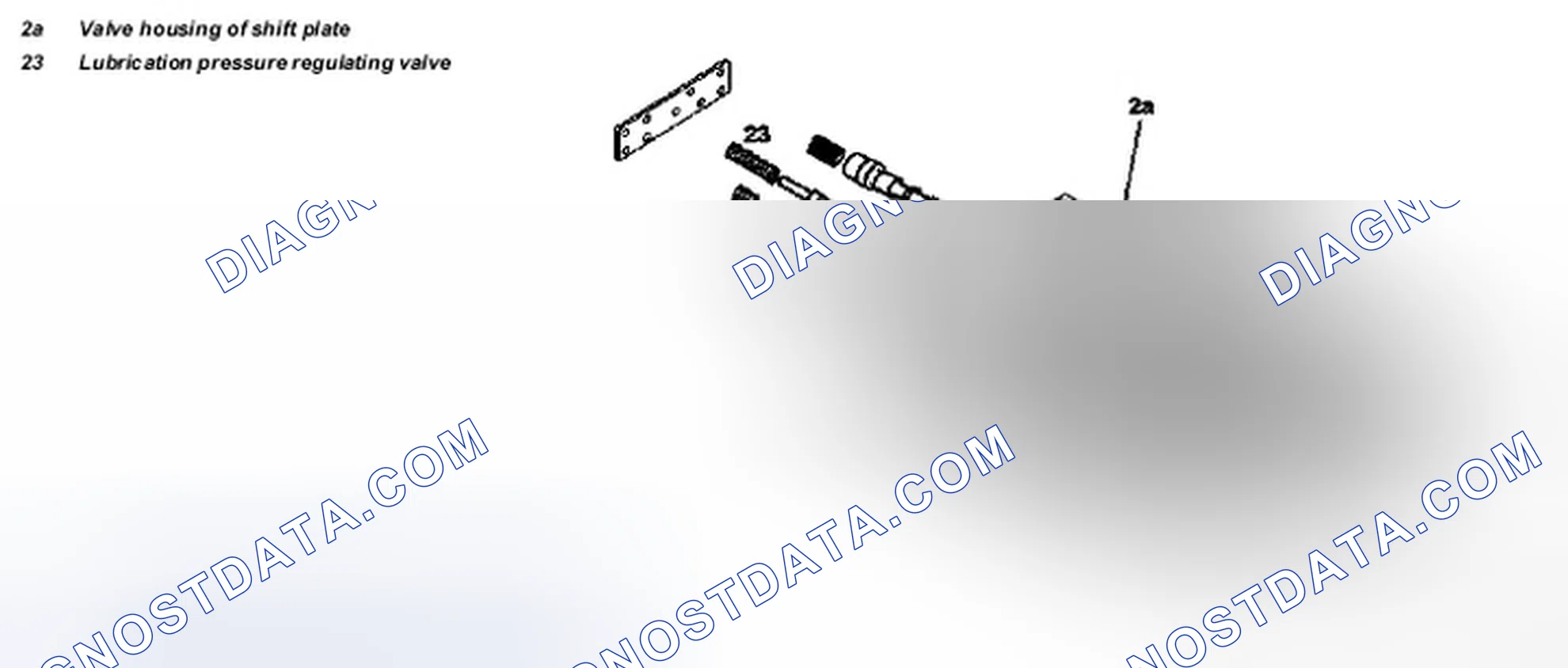 Scheme 279: Lubrication pressure regulating valve, location/task/function - GF27.60-P-5122G
