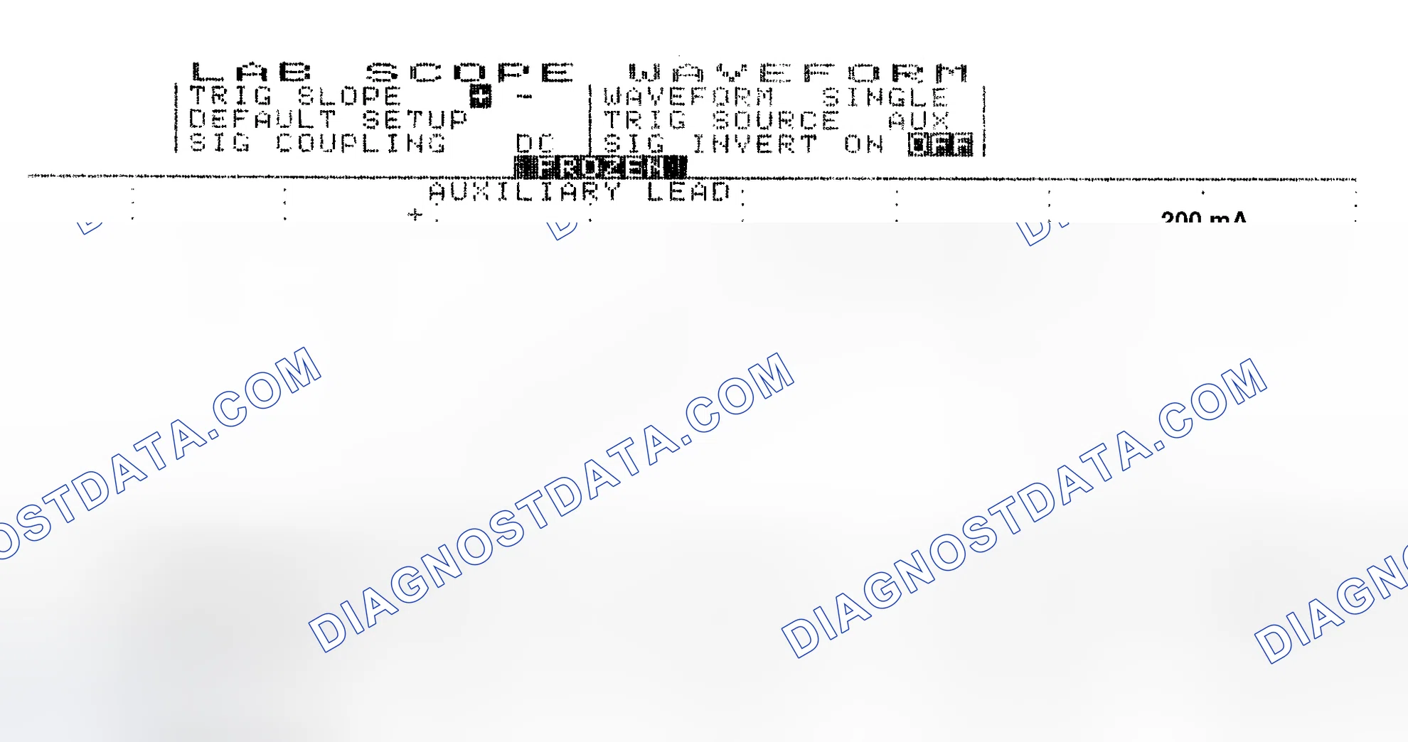 Scheme 13: Single Injector w/Normal Current Flow - Current Pattern