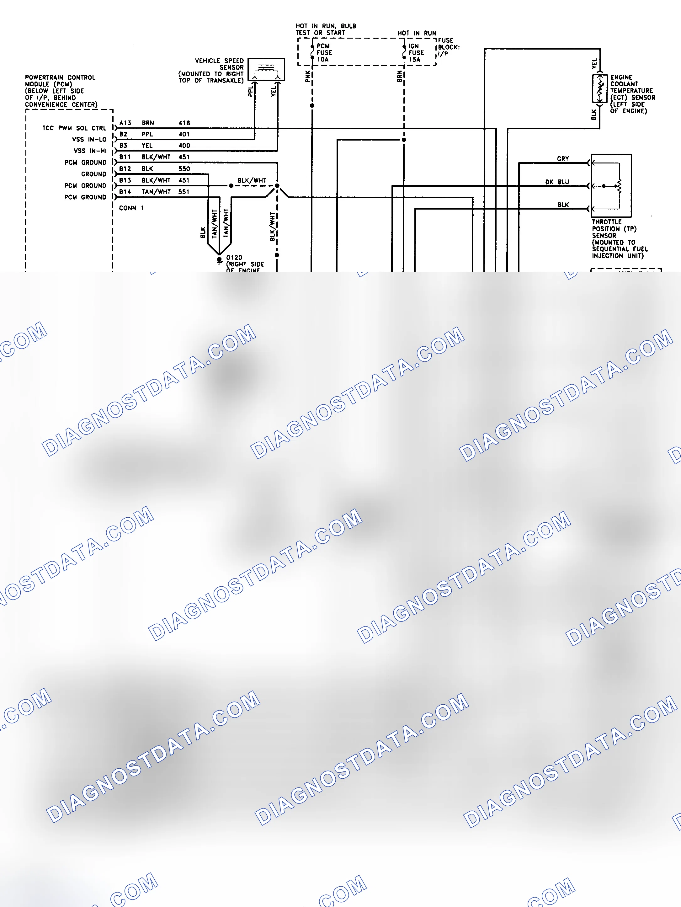 Scheme 202: 4T60-E Wiring Diagram (Lumina APV, Silhouette & Trans Sport)