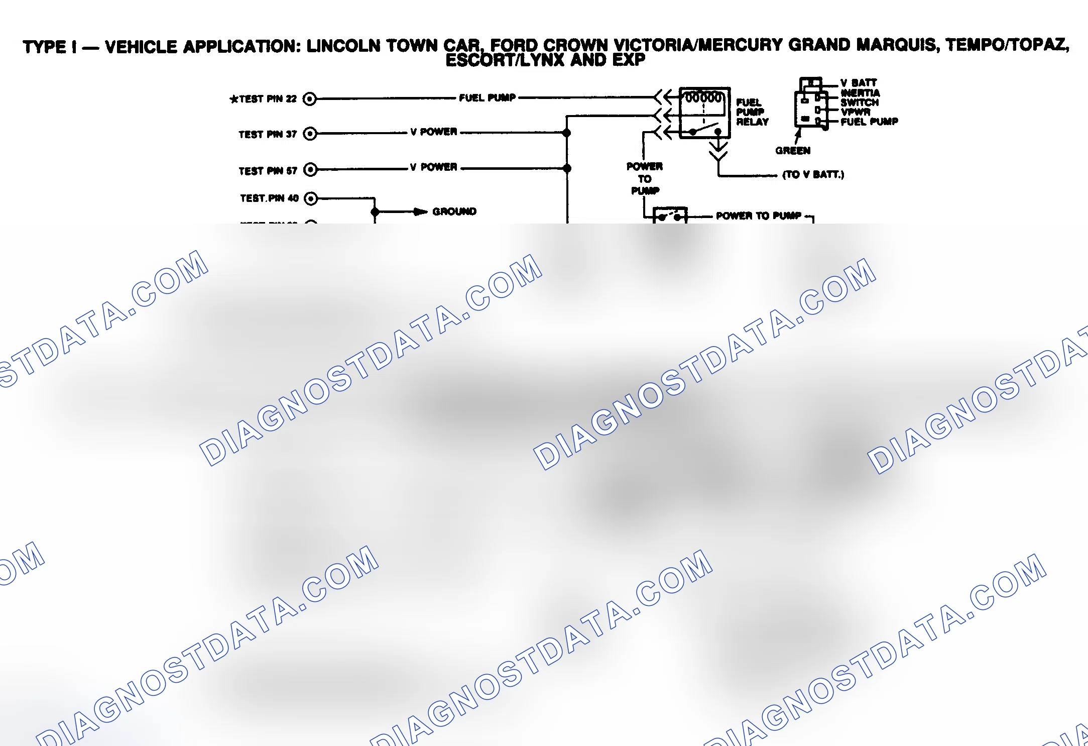 Scheme 120: Fuel Pump (Inertia Switch) Circuits