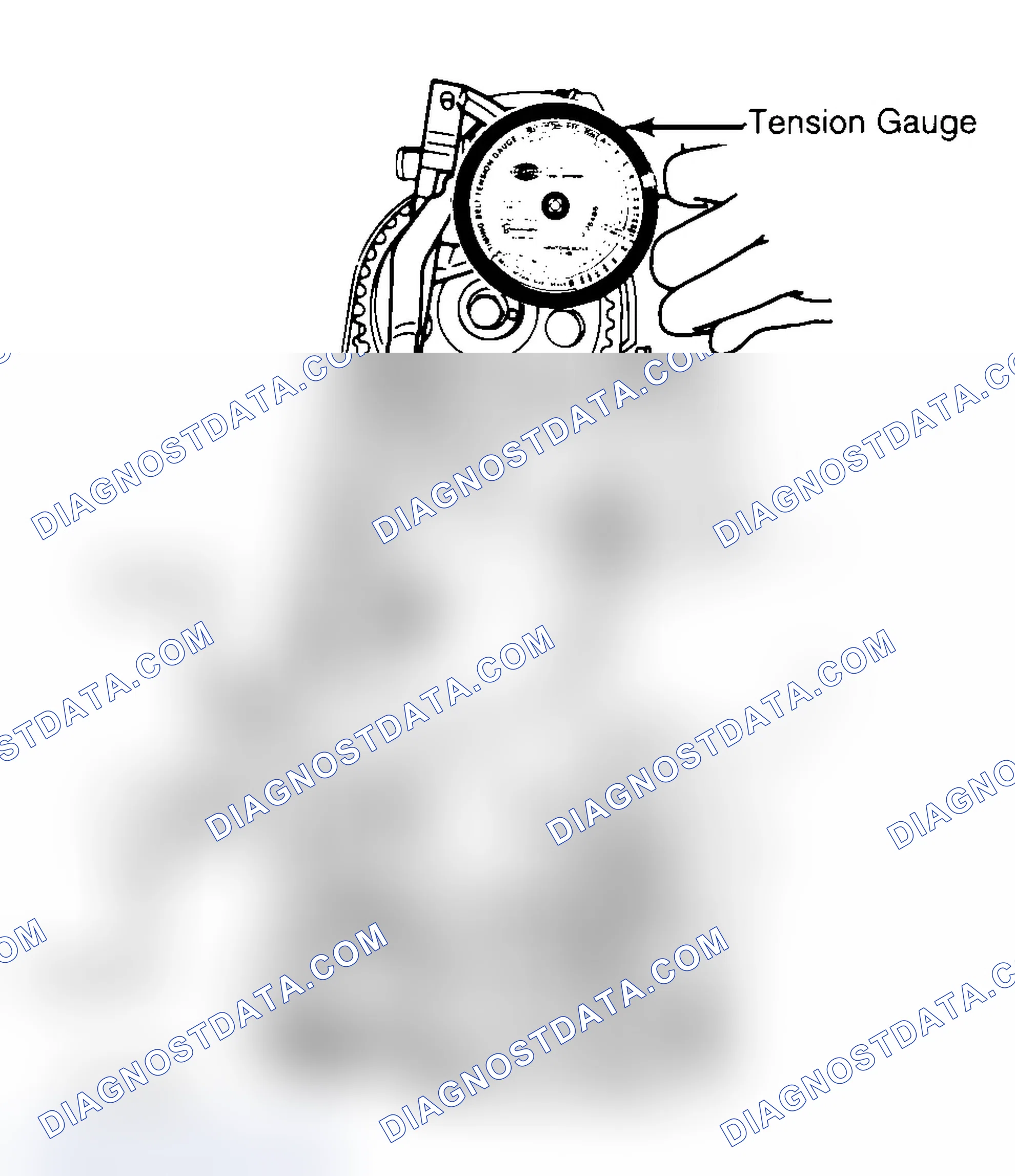 Scheme 28: Adjusting Typical Timing Belt Tension